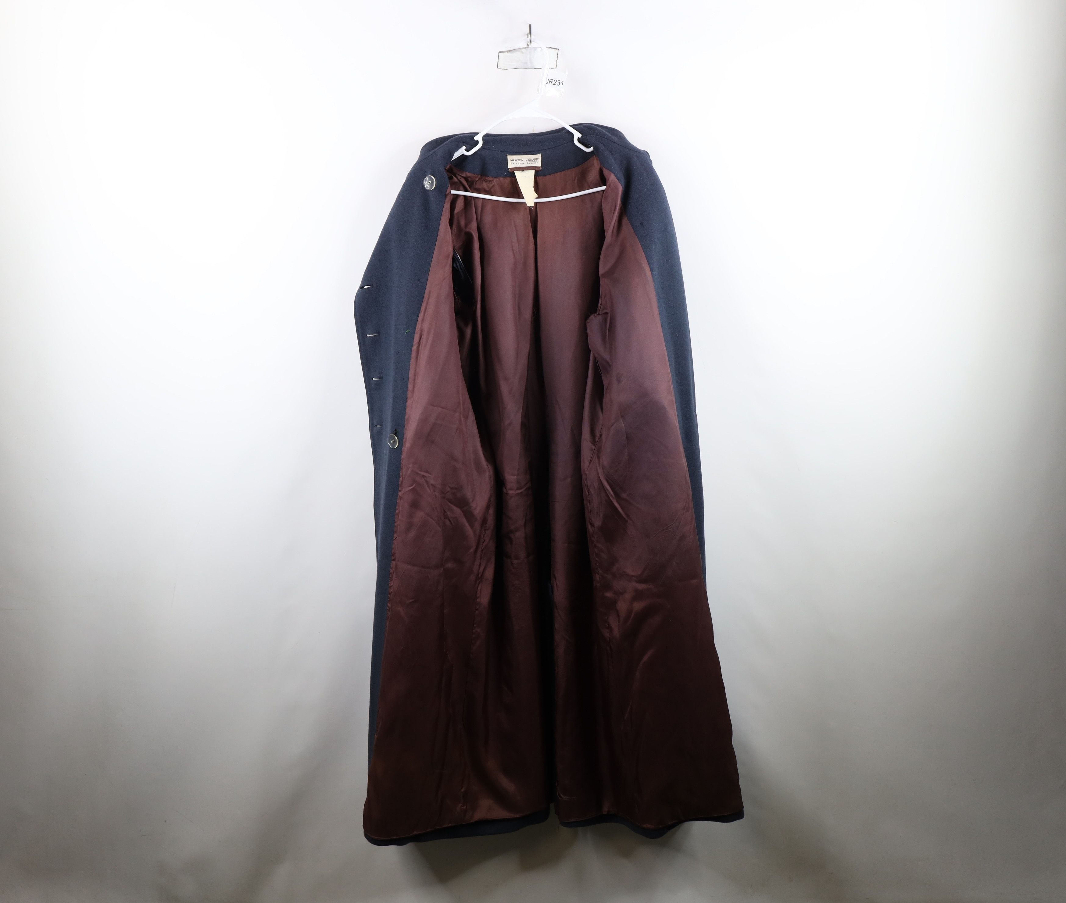 Vintage Vintage 90s Military Style Wool Trench Coat Jacket USA Size XL / US 12-14 / IT 48-50 - 10 Thumbnail