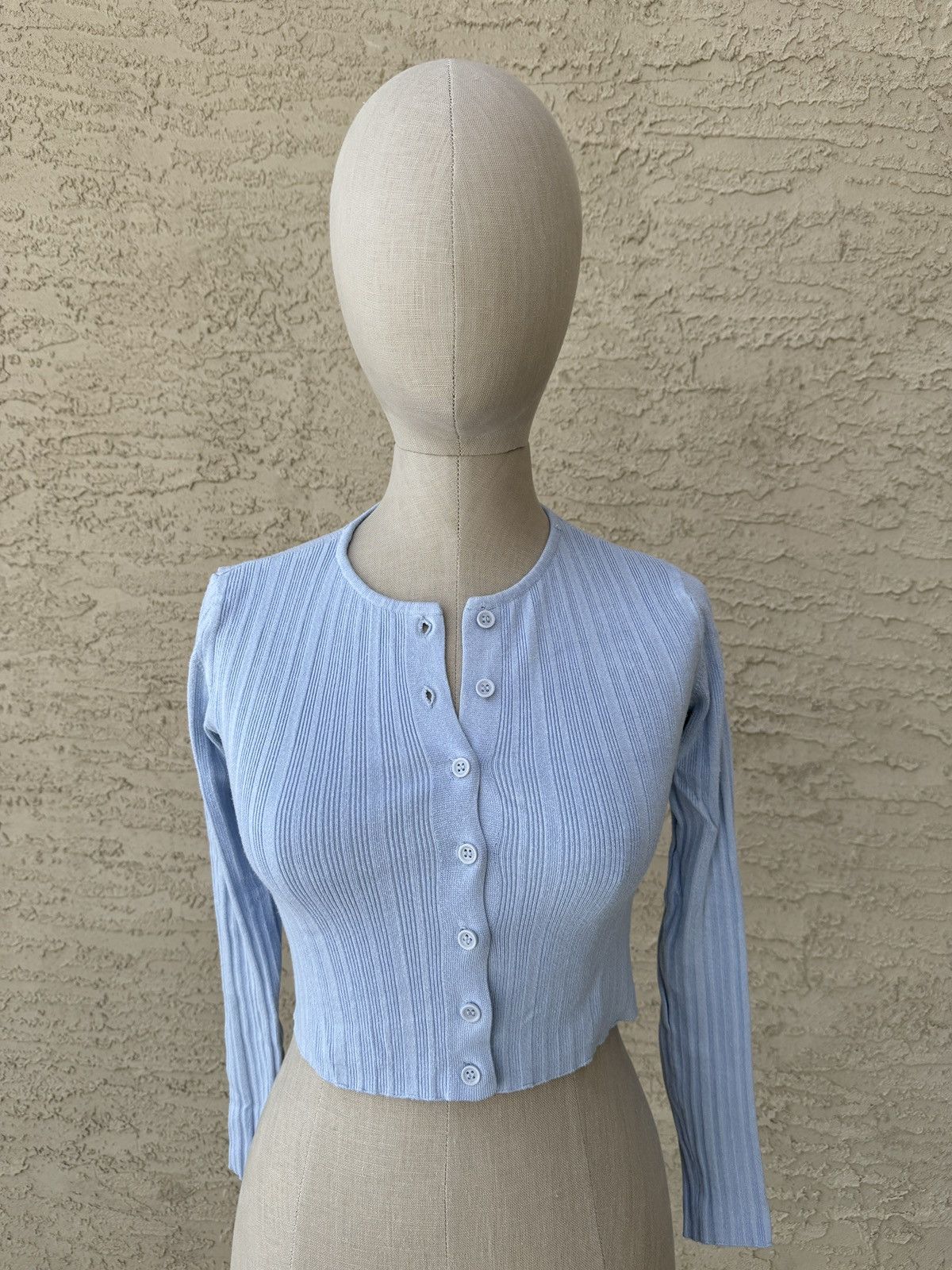 Garage BABY BLUE GARAGE KNIT LONG SLEEVE Size S / US 4 / IT 40 - 1 Thumbnail