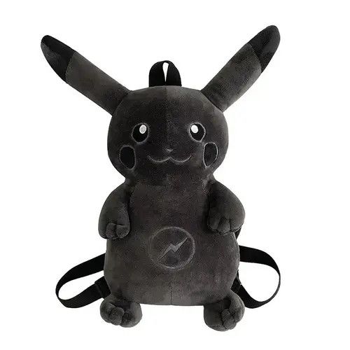 Japanese Brand × Pokemon Black Pikachu backpack bag Size ONE SIZE - 3 Thumbnail