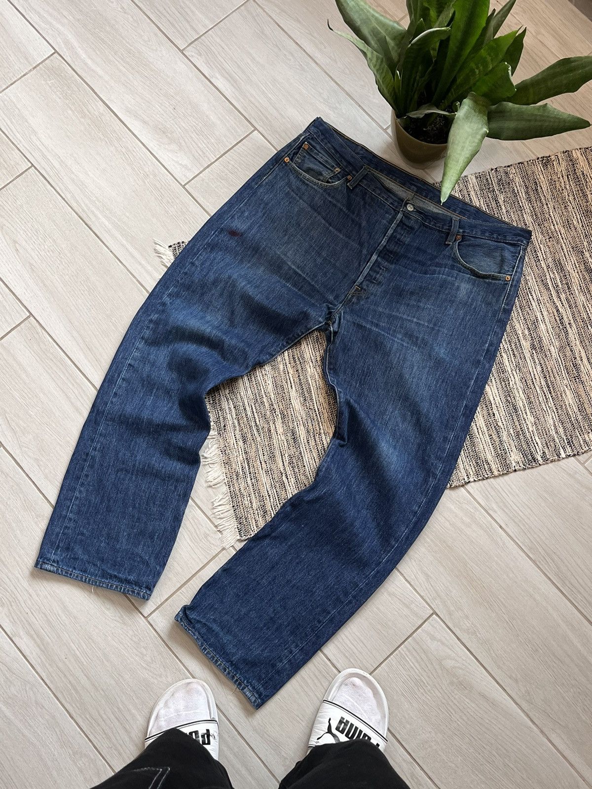 Levi's × Vintage Levis 501 denim jeans workwear distressed style Size US 40 / EU 56 - 2 Thumbnail