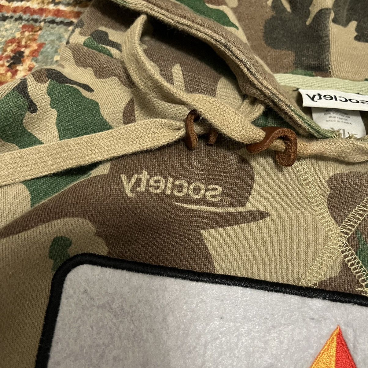 Society Original Products Society Original Products Camo Boston Hoodie Sweatshirt Size US XL / EU 56 / 4 - 9 Thumbnail