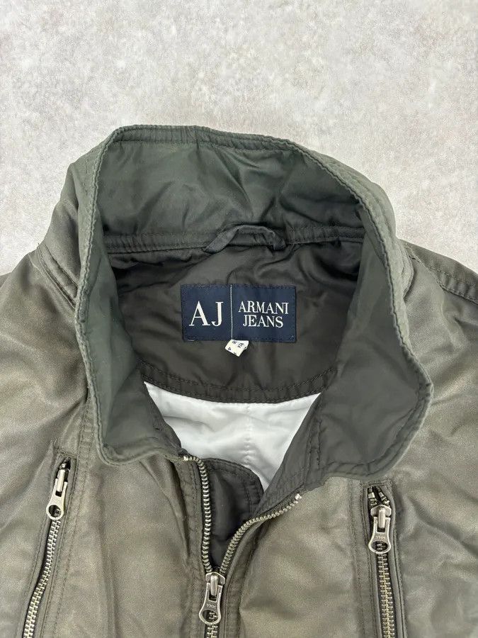 Armani 2000s Armani Olive Green Bomber Jacket Size US M / EU 48-50 / 2 - 7 Thumbnail