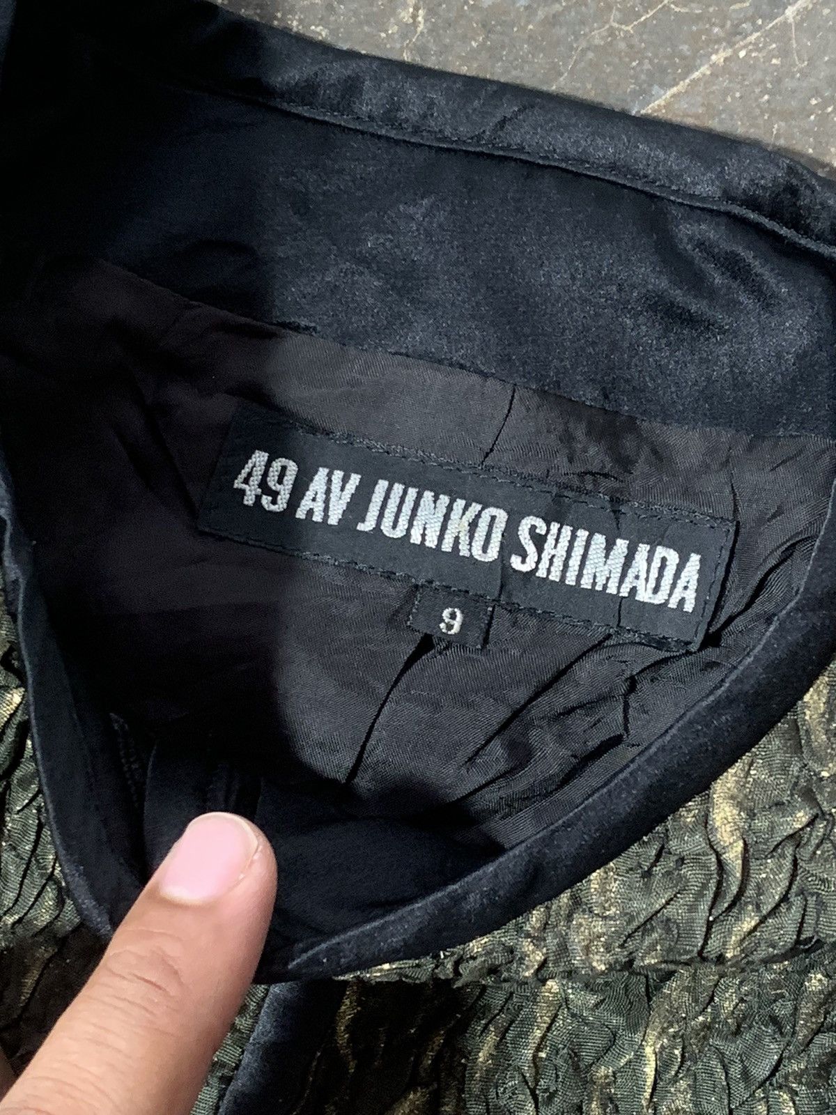Junko Shimada 49 AV junko shimada crinkle cropped jacket Runaway Style Size S / US 4 / IT 40 - 3 Thumbnail