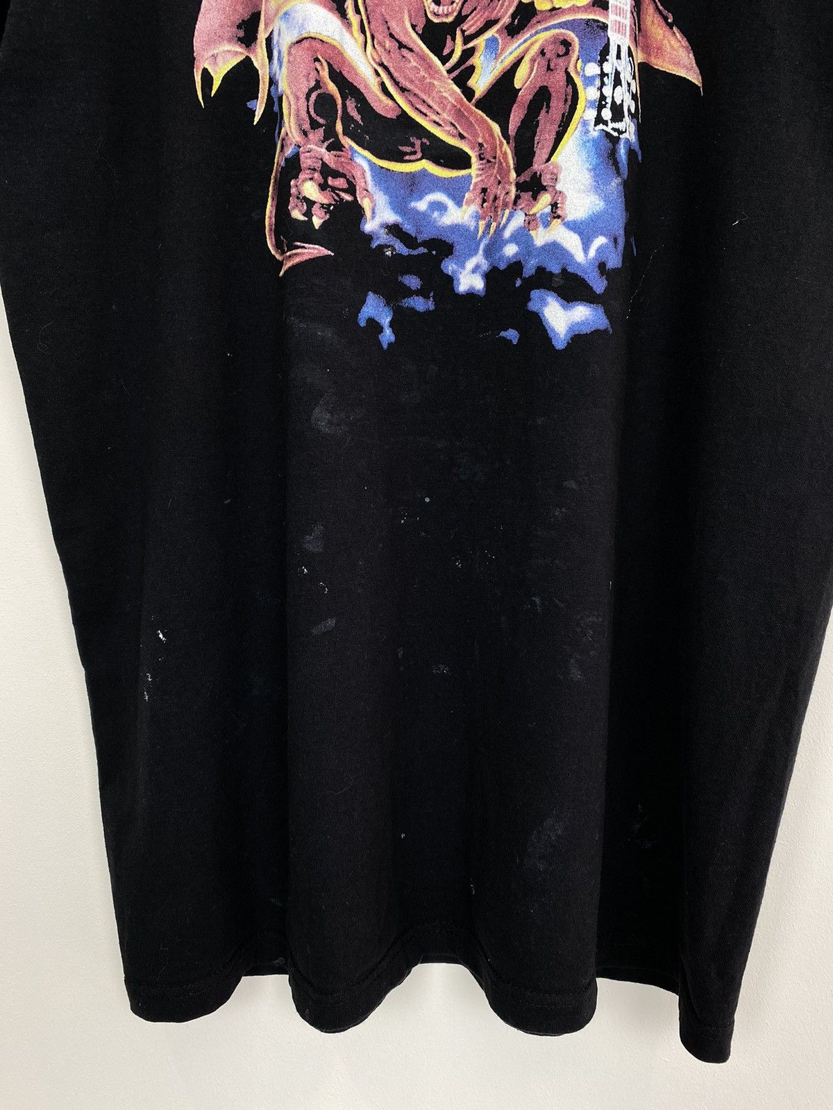 Band Tees Vintage 1991 Monsters Of Rock AC/DC Metallica T-Shirt Black Size US L / EU 52-54 / 3 - 4 Thumbnail