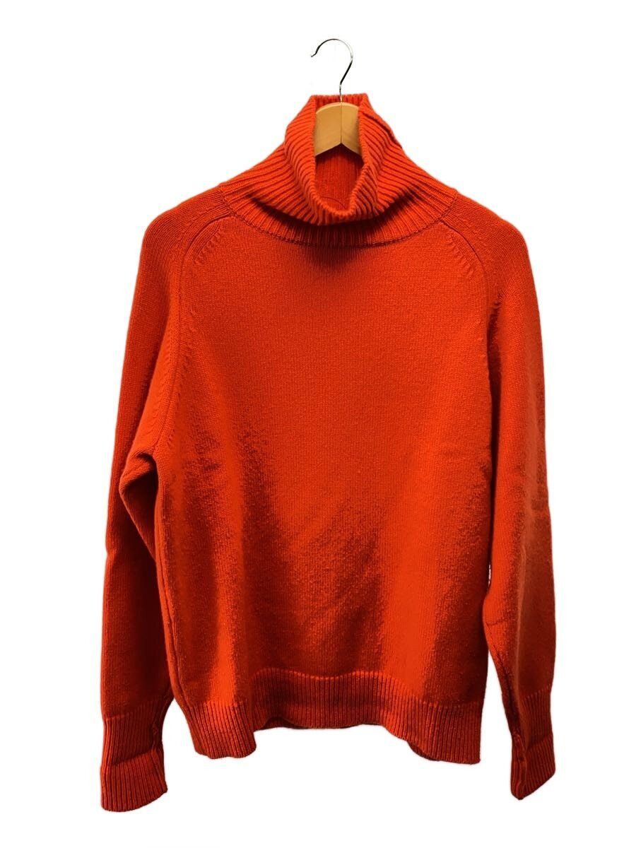 A.PRESSE Orange Wool Turtleneck Sweater Knit (thick) Size US M / EU 48-50 / 2 - 1 Thumbnail