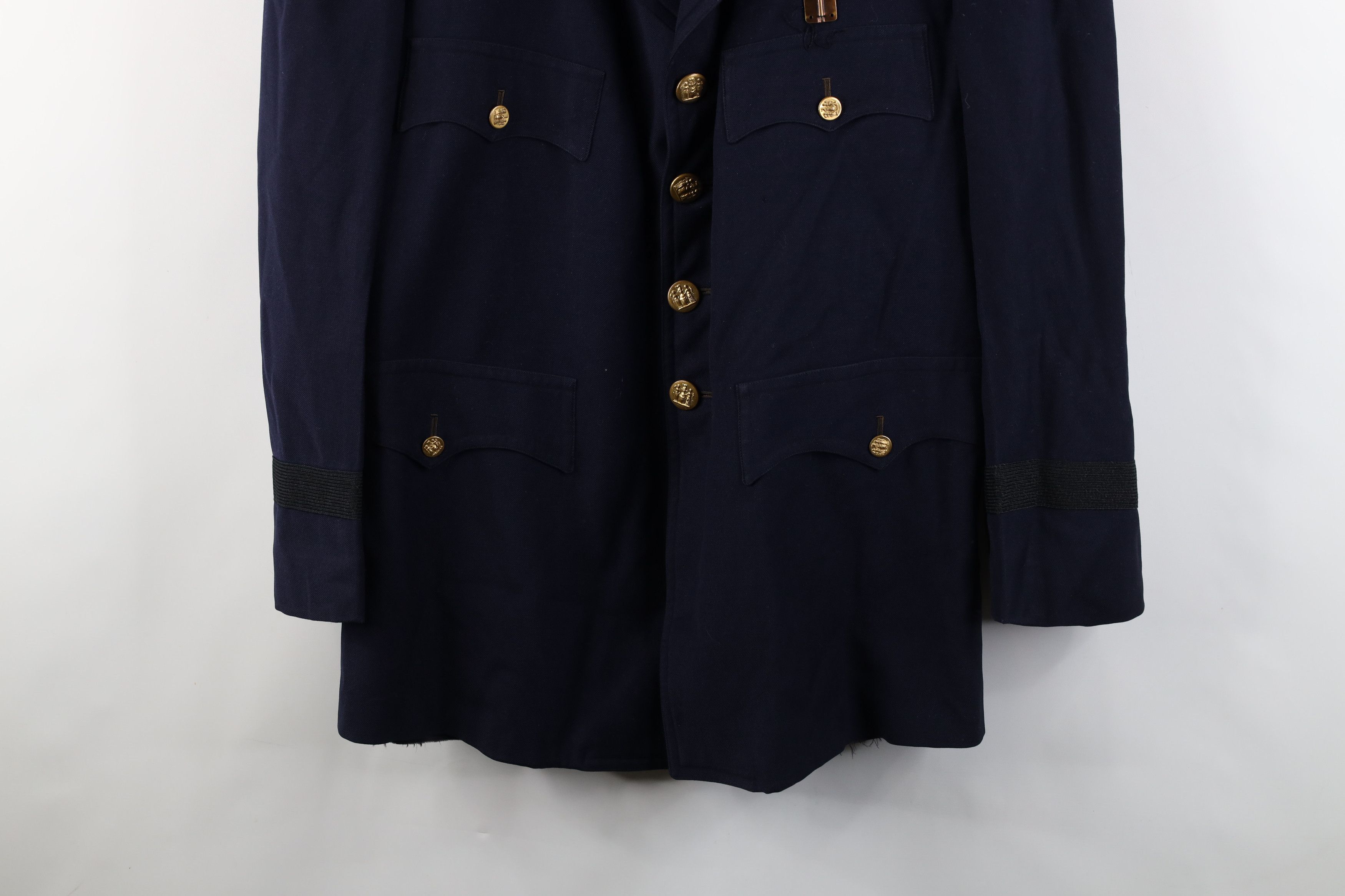 Vintage Vintage 60s Perth Amboy Police Uniform Jacket Coat Wool USA Size US XXL / EU 58 / 5 - 3 Thumbnail