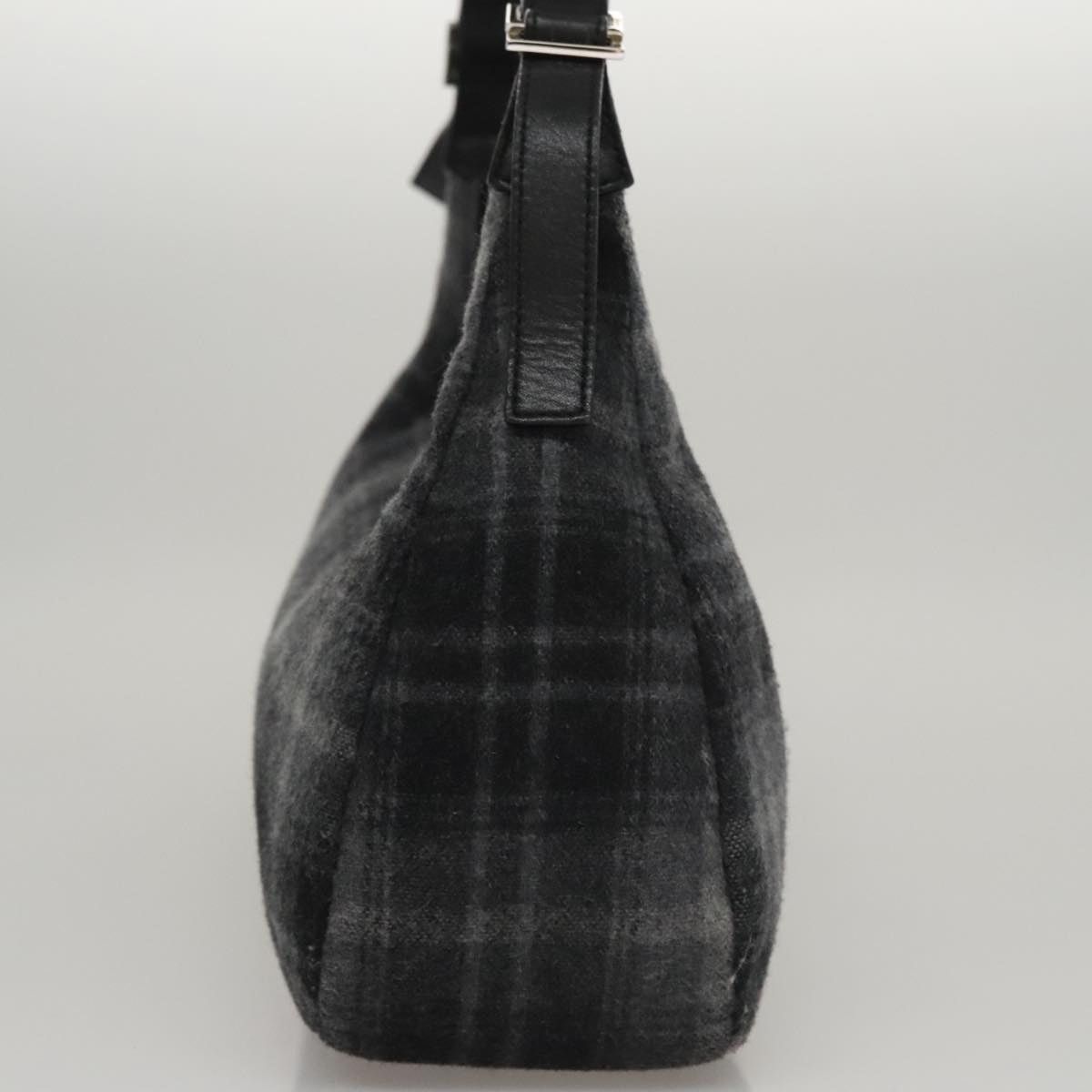 Salvatore Ferragamo Salvatore Ferragamo Shoulder Bag Wool Gray Size ONE SIZE - 4 Thumbnail