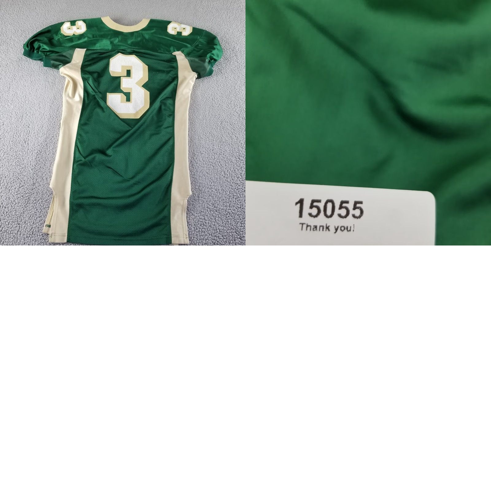 Nike VINTAGE Nike Jersey Adult Large Green Jesuit Christian Religious God Game 90s Mens Size US L / EU 52-54 / 3 - 8 Thumbnail