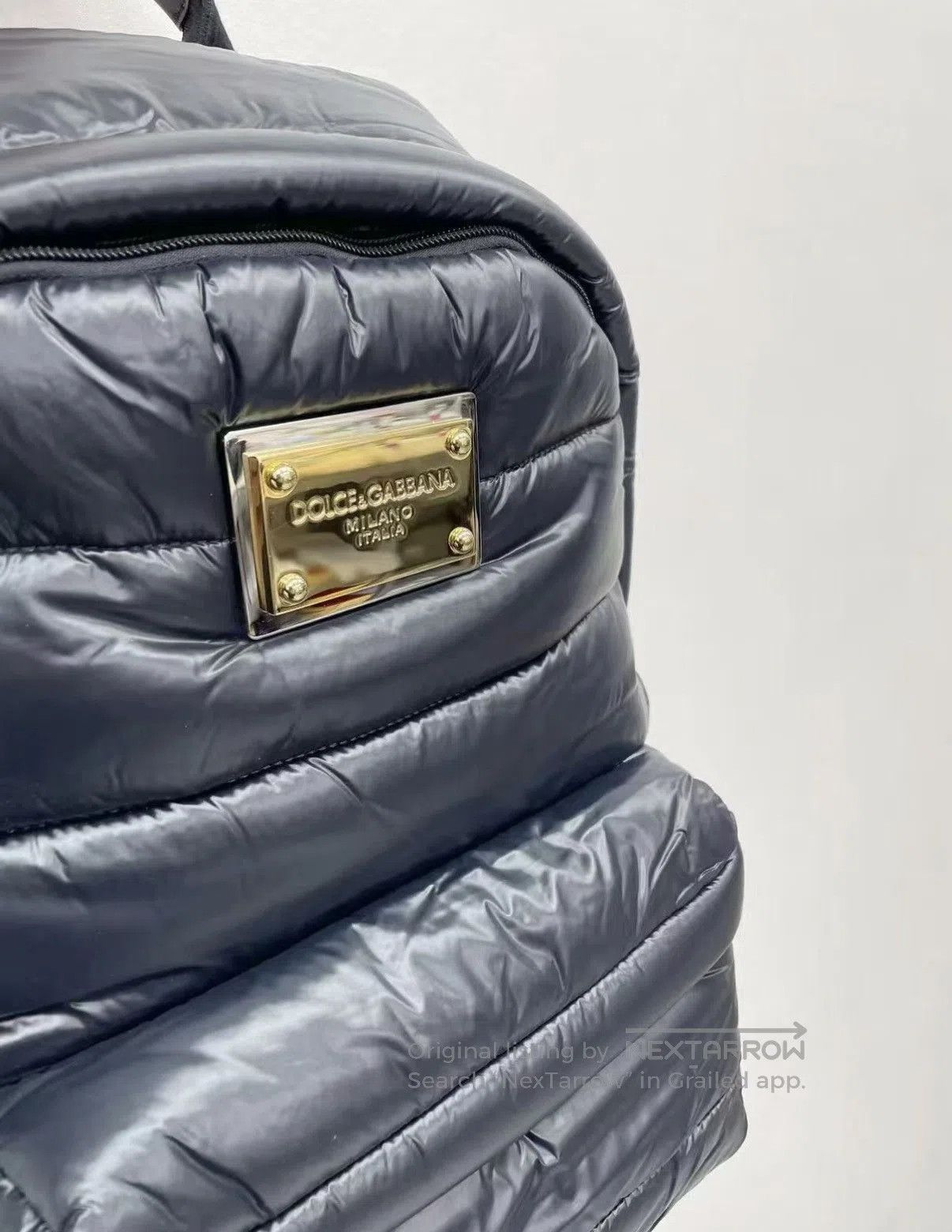 Dolce & Gabbana Quilted Black Backpack. Size ONE SIZE - 2 Thumbnail