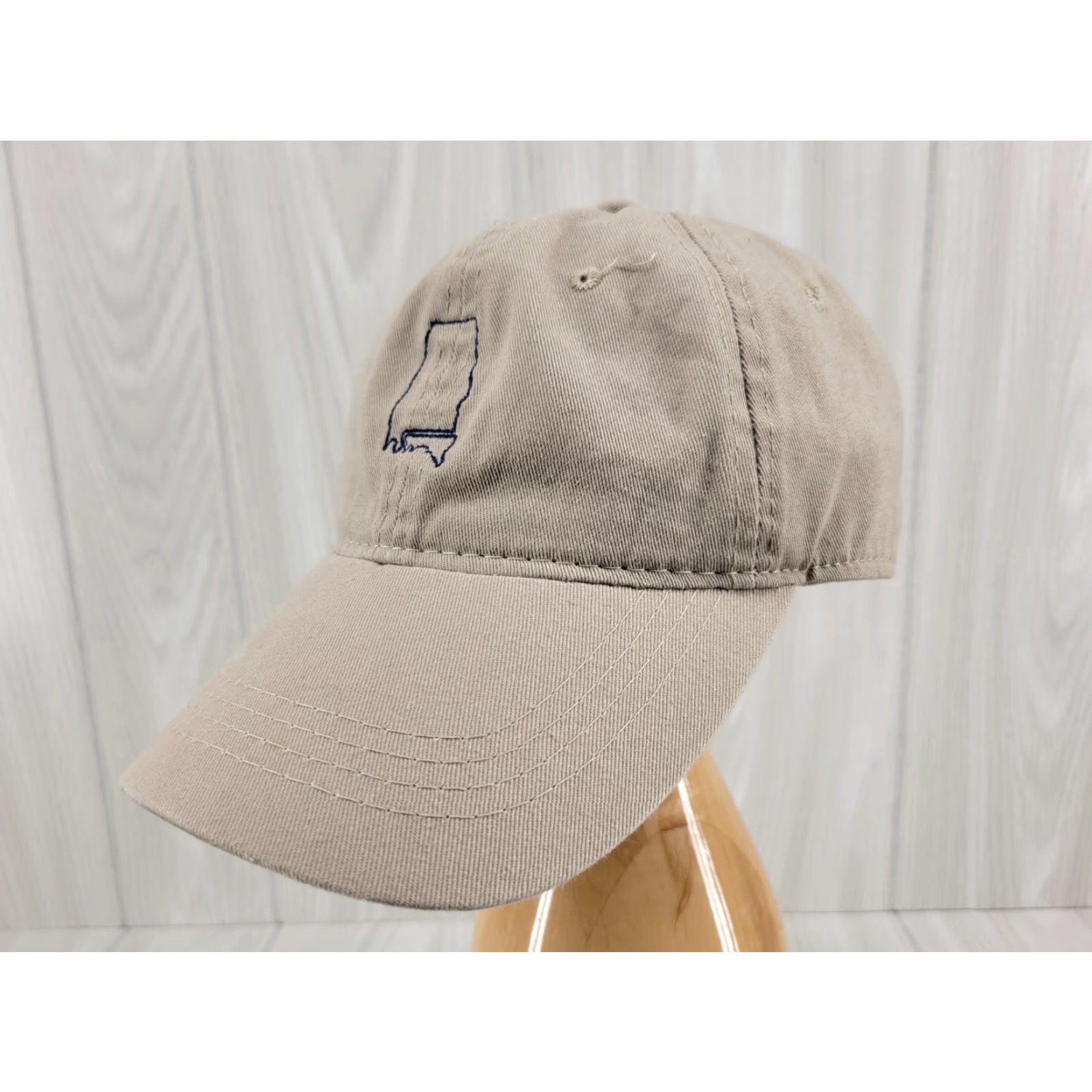 Vintage PGA State Traditions Adjustable Hat Cap Men Beige Tan Golf Hat Cap Adults Adjustable Fall Spring Summer Winter Size ONE SIZE - 4 Thumbnail