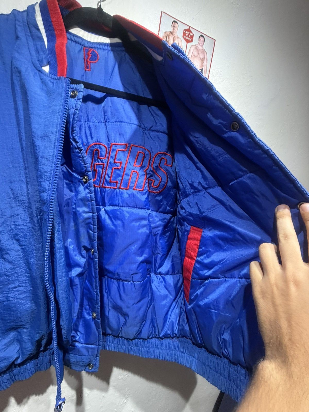 NHL Vintage New York Rangers Reversible jacket Size US XL / EU 56 / 4 - 9 Thumbnail