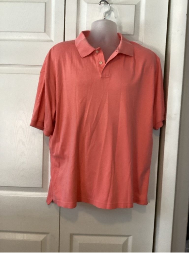 Roundtree & Yorke Roundtree & Yorke Coral Polo Size US XL / EU 56 / 4 - 1 Thumbnail