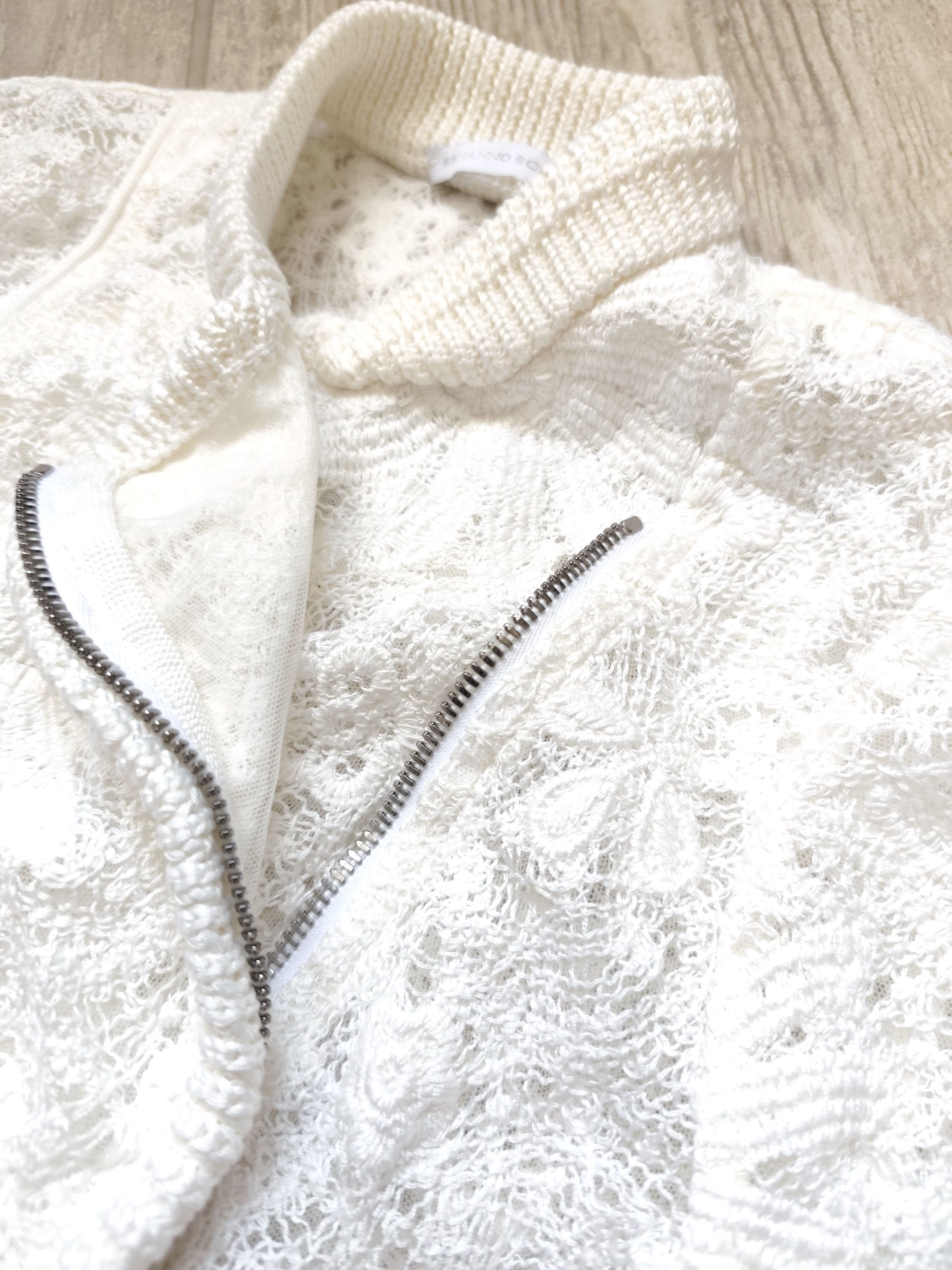 Ermanno Scervino Beautiful white lace jacket by Ermanno Scervino Size S / US 4 / IT 40 - 11 Thumbnail
