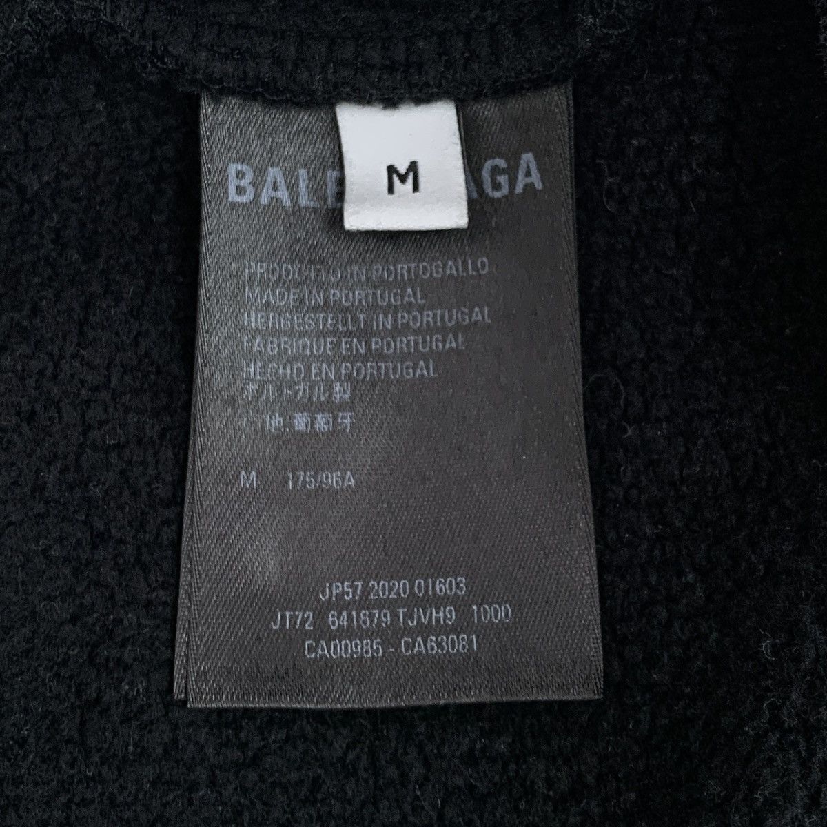 Balenciaga Balenciaga Church Letter Printed Hooded Sweatshirt K26WX Size US M / EU 48-50 / 2 - 7 Thumbnail