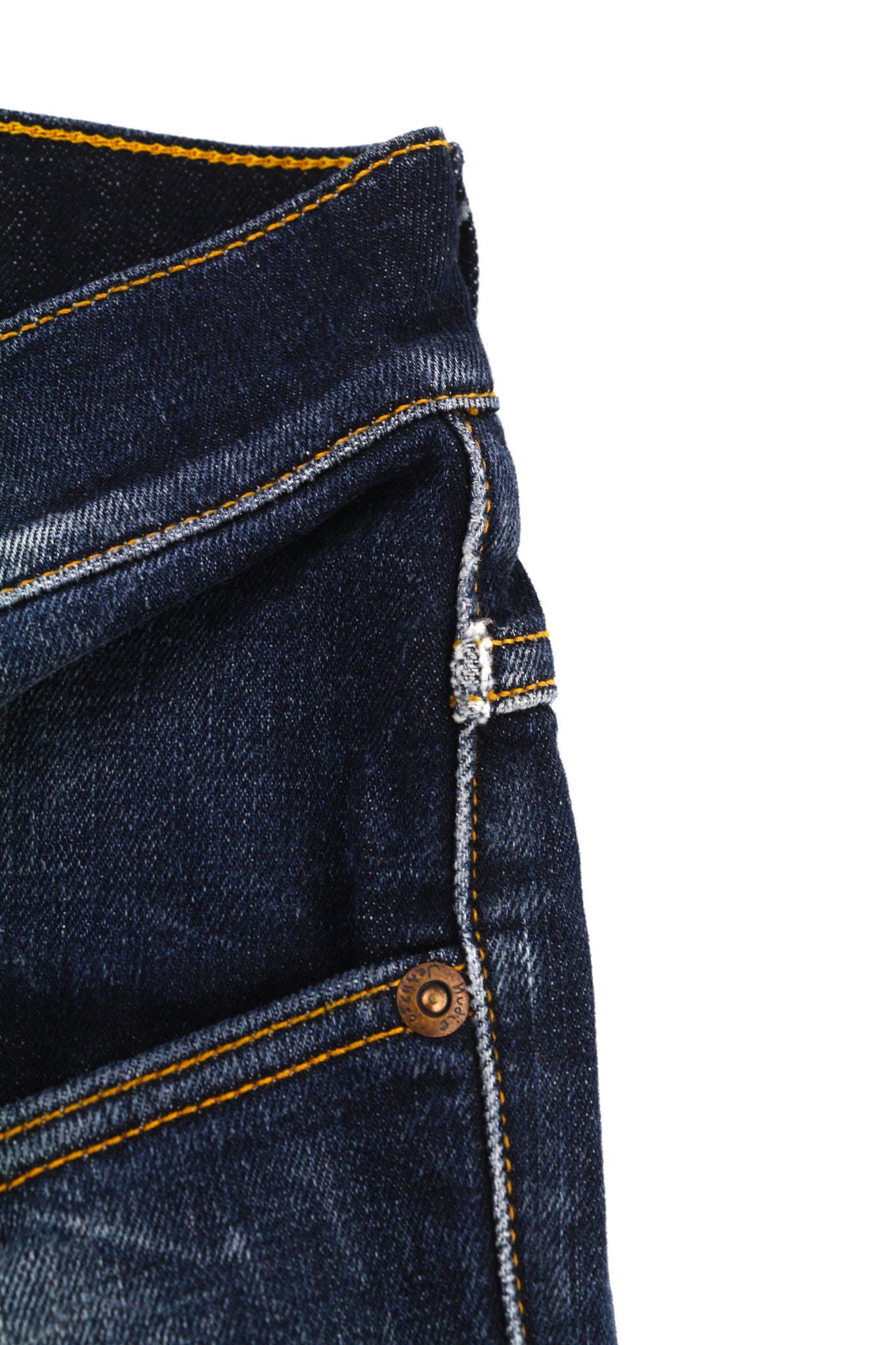 Nudie Jeans GRIM TIM W29/L32 Bossa Jukta Organic Washed Dark Blue 81629 Size US 29 - 8 Thumbnail