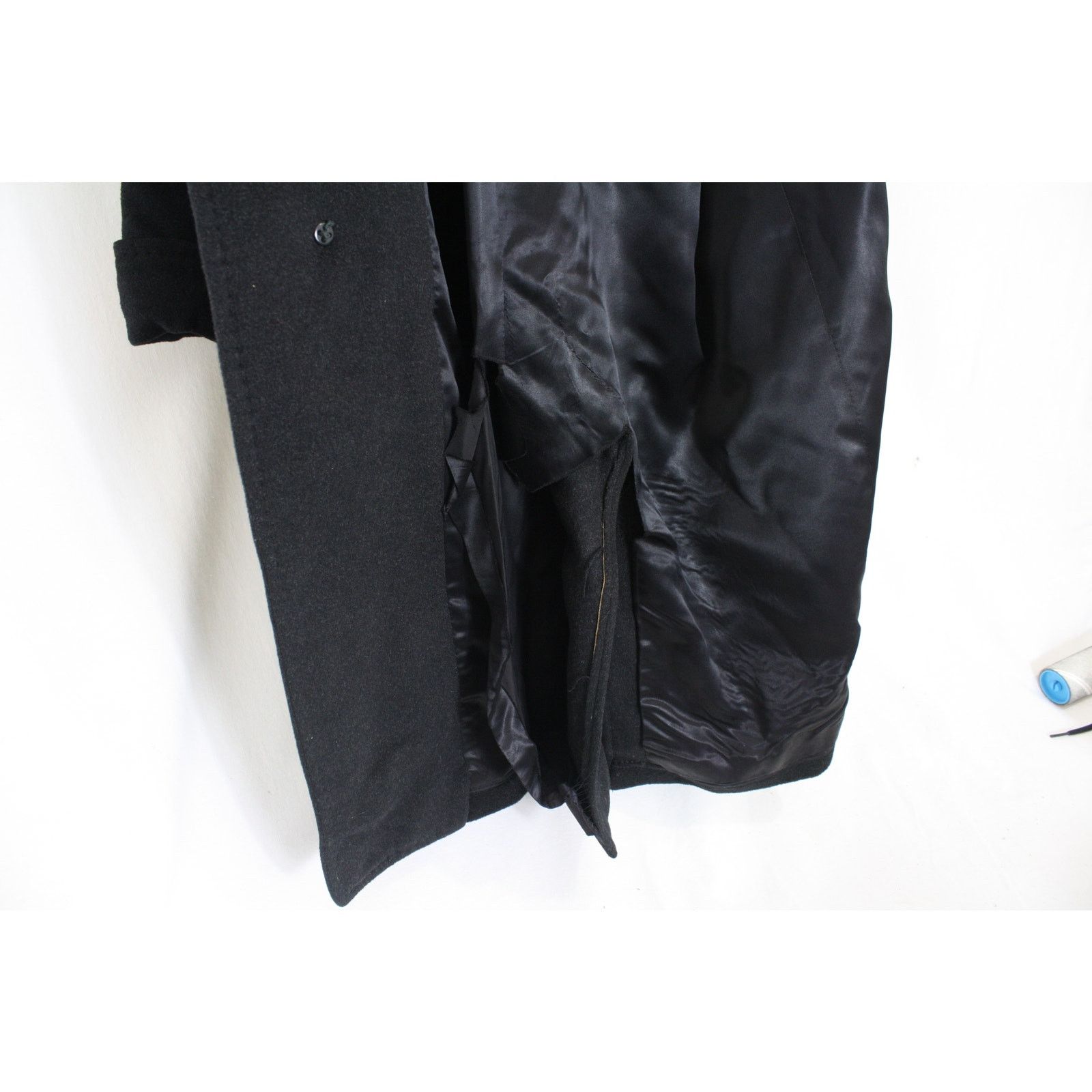 Vintage Vintage 80s Kliinalla 100% Mongolian Cashmere Black Overcoat Size US S / EU 44-46 / 1 - 11 Thumbnail