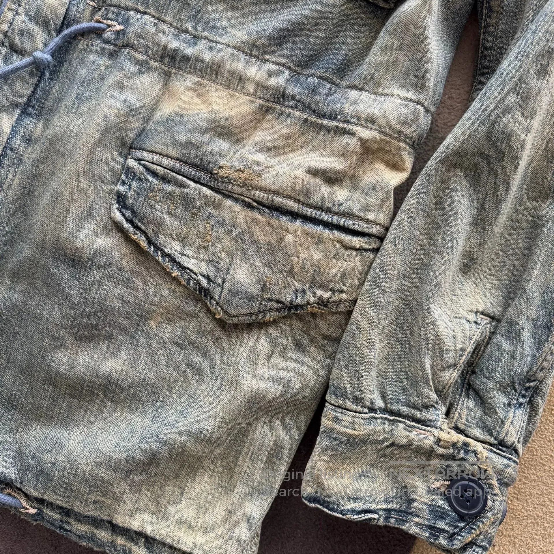 Polo Ralph Lauren Ralph Lauren M43 Military Denim Jacket. Size US S / EU 44-46 / 1 - 7 Thumbnail
