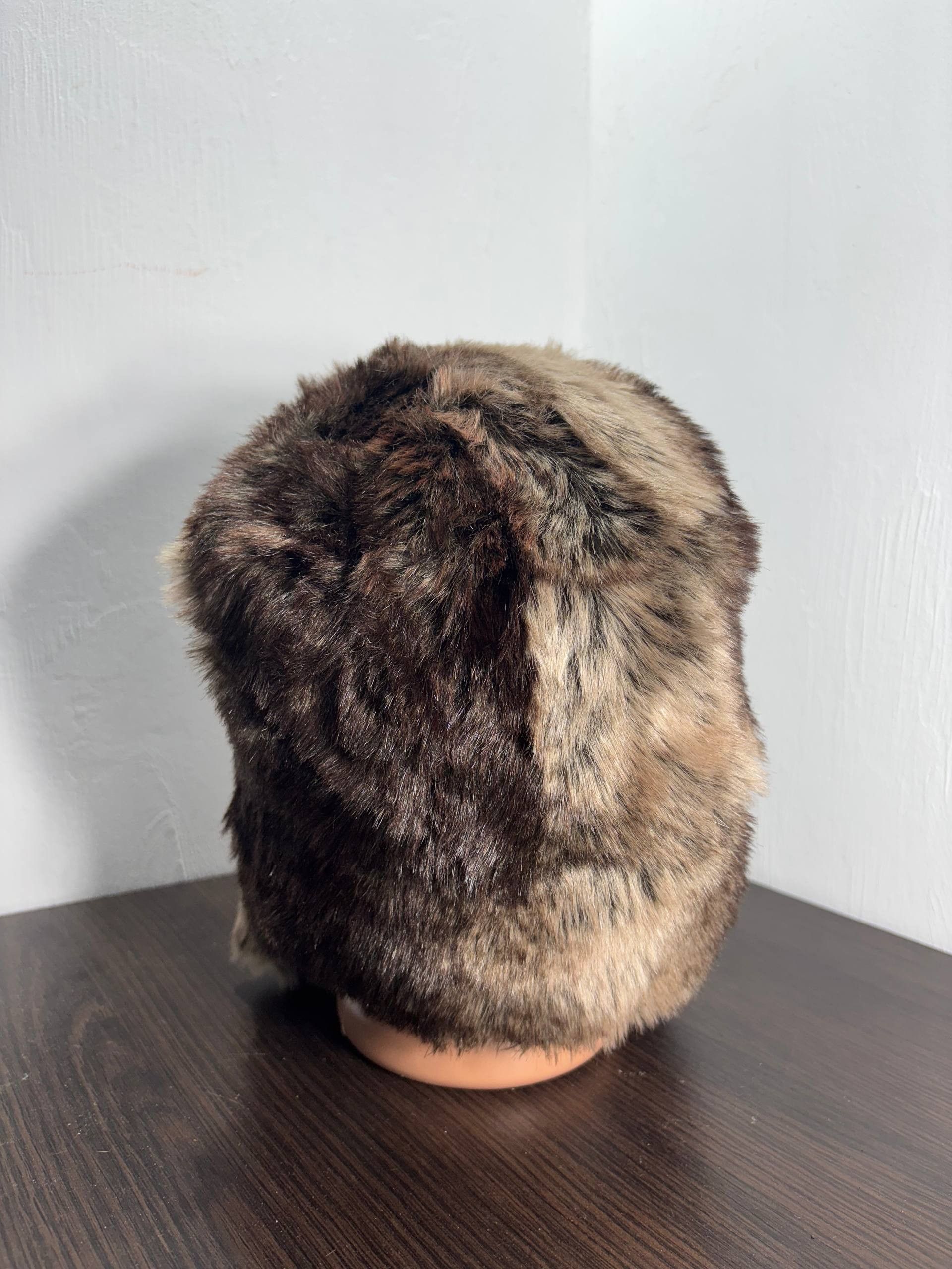 Japanese Brand Vintage FUZZY OVER FUR Opium IfSixWasNine Ushanka Hat Size ONE SIZE - 4 Thumbnail