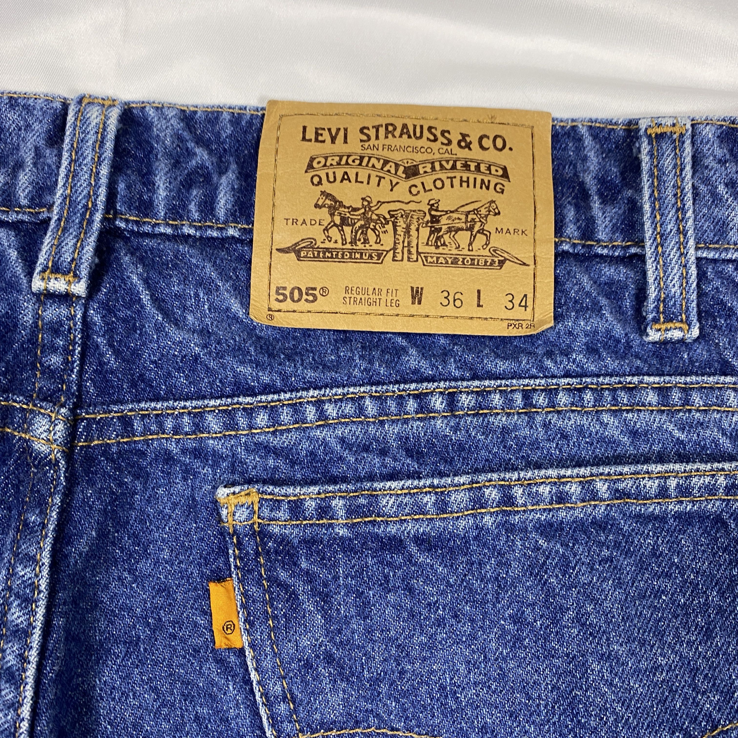 Levi's Vintage Levi's Orange Tab 80s 550 Denim Jeans 36x34 (33x34) Size US 36 / EU 52 - 8 Thumbnail