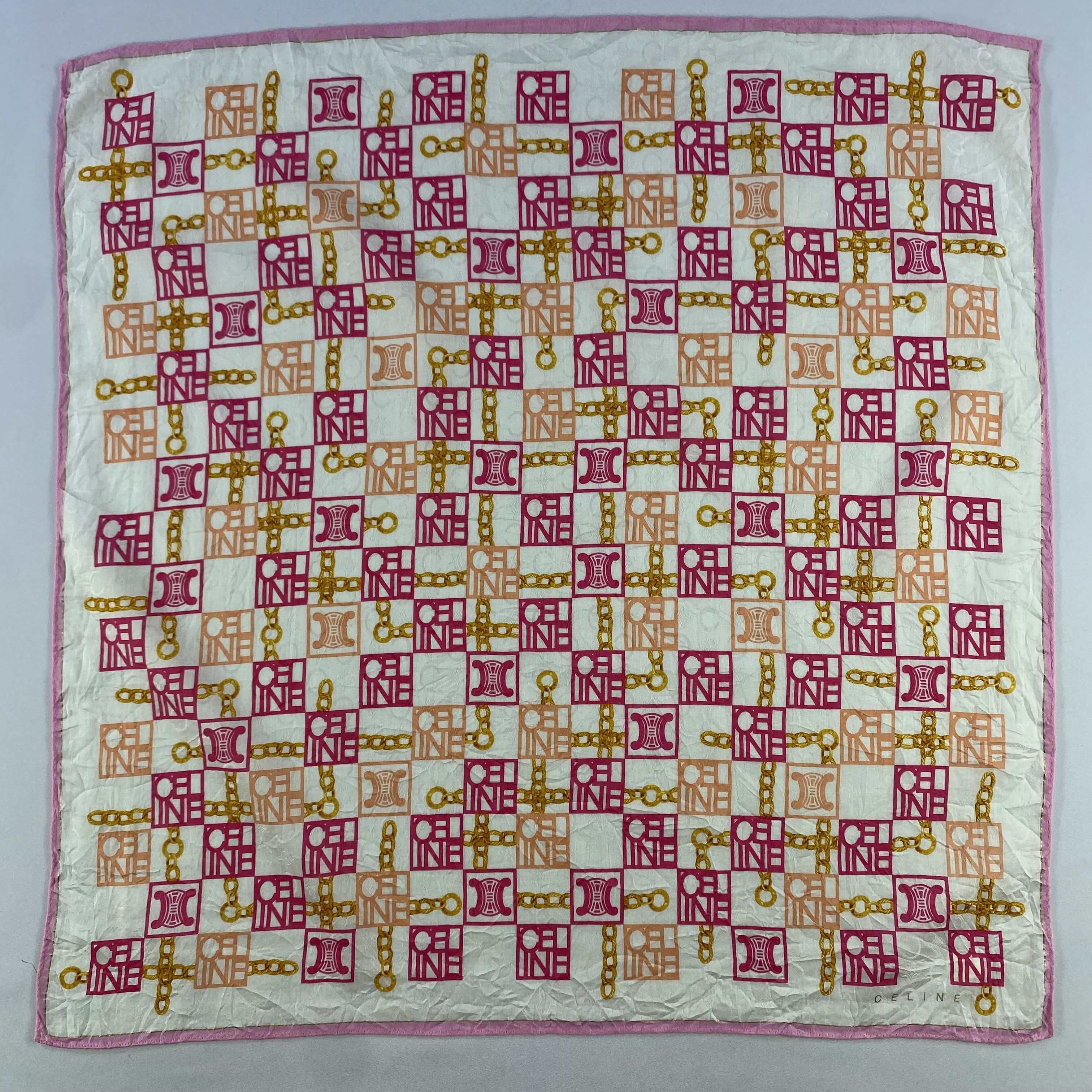 Celine × Vintage Celine Bandana/ Handkerchief / Neckerchief Size ONE SIZE - 1 Thumbnail