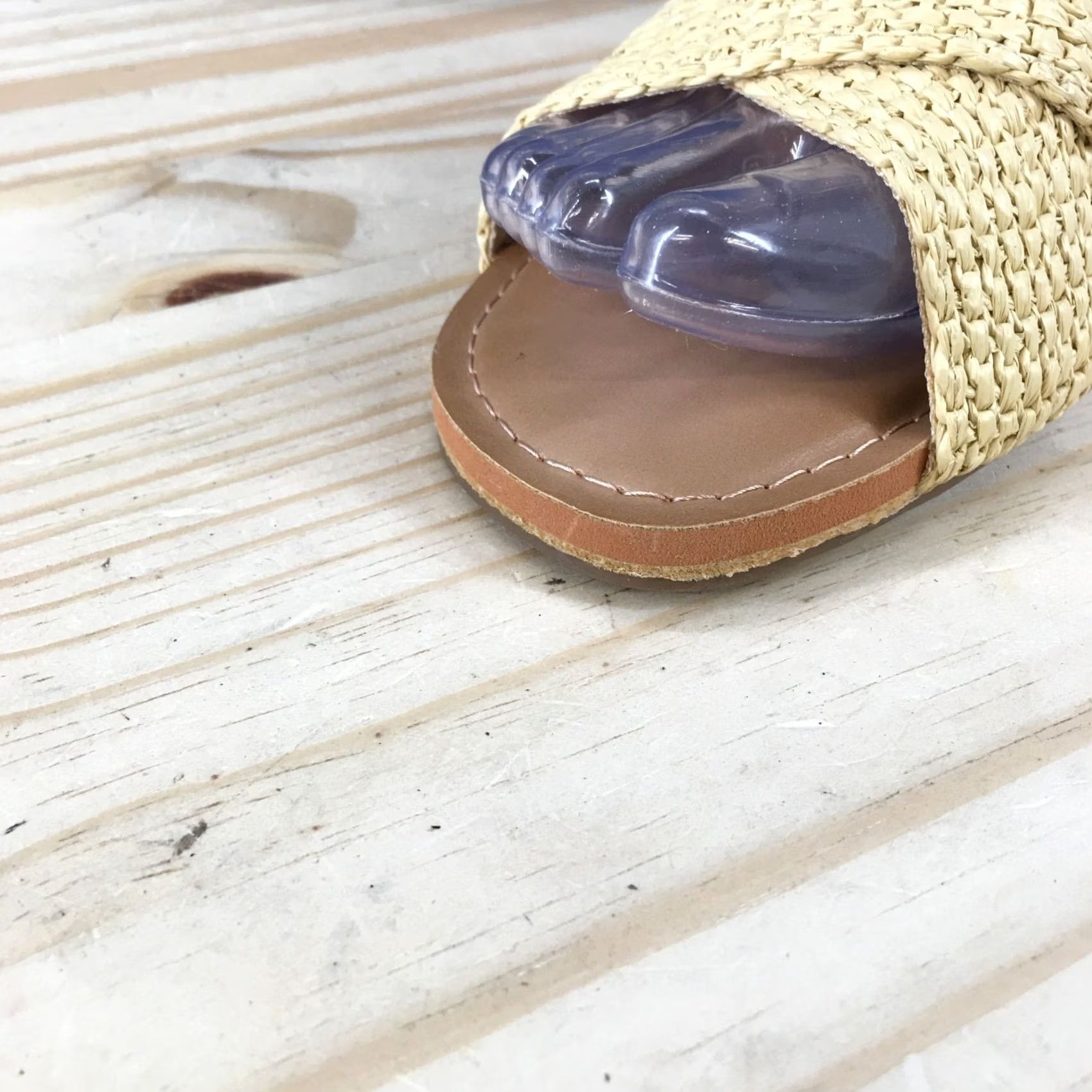 Old Navy Old Navy Sandals Women Cross Band Slide Comfortable Casual Flat Beige Brown Shoes 6 Womens Size US 6 / IT 36 - 6 Thumbnail