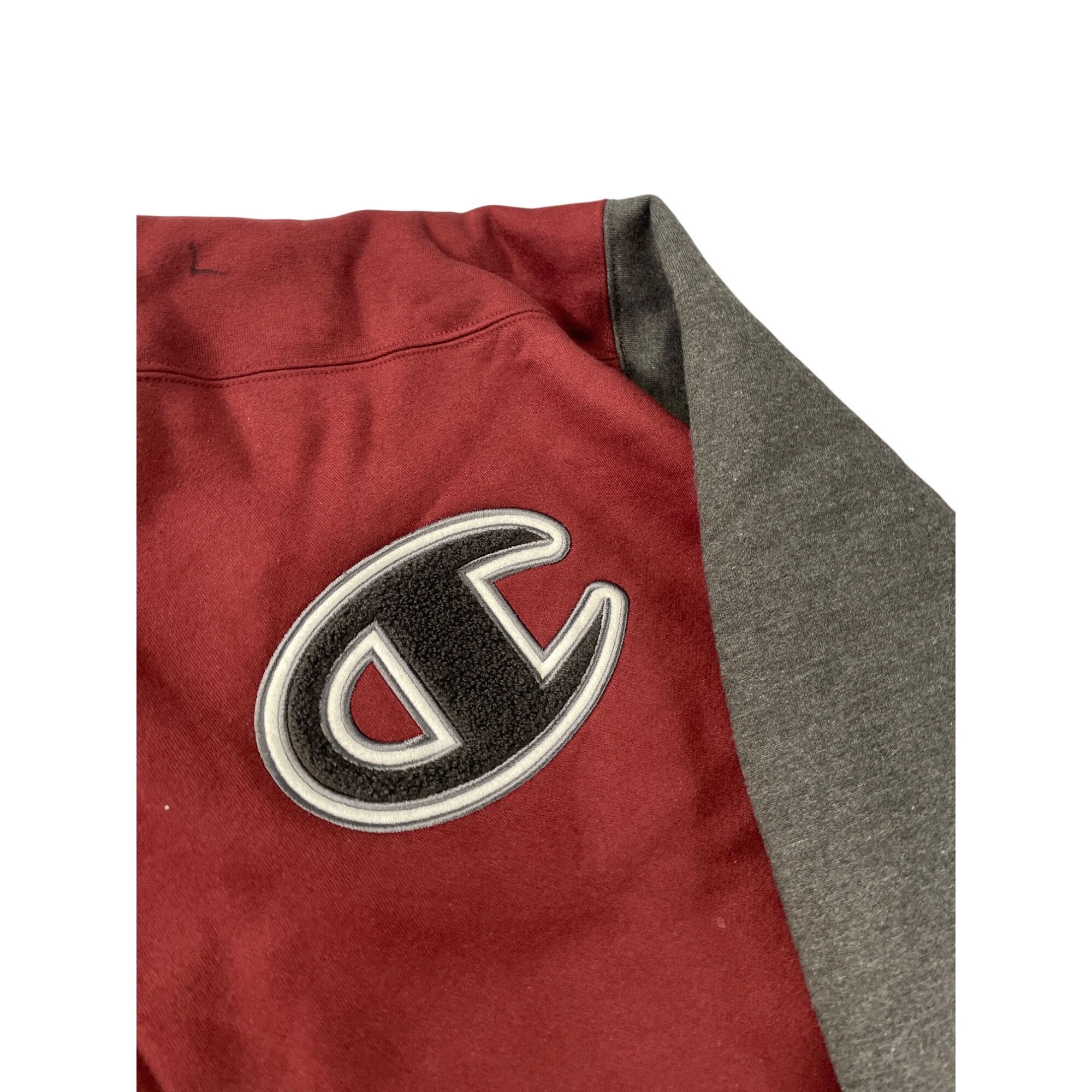 Champion Champion mens red grey Varsity Bomber Jacket size XXL SKU 90 Size US XXL / EU 58 / 5 - 4 Thumbnail