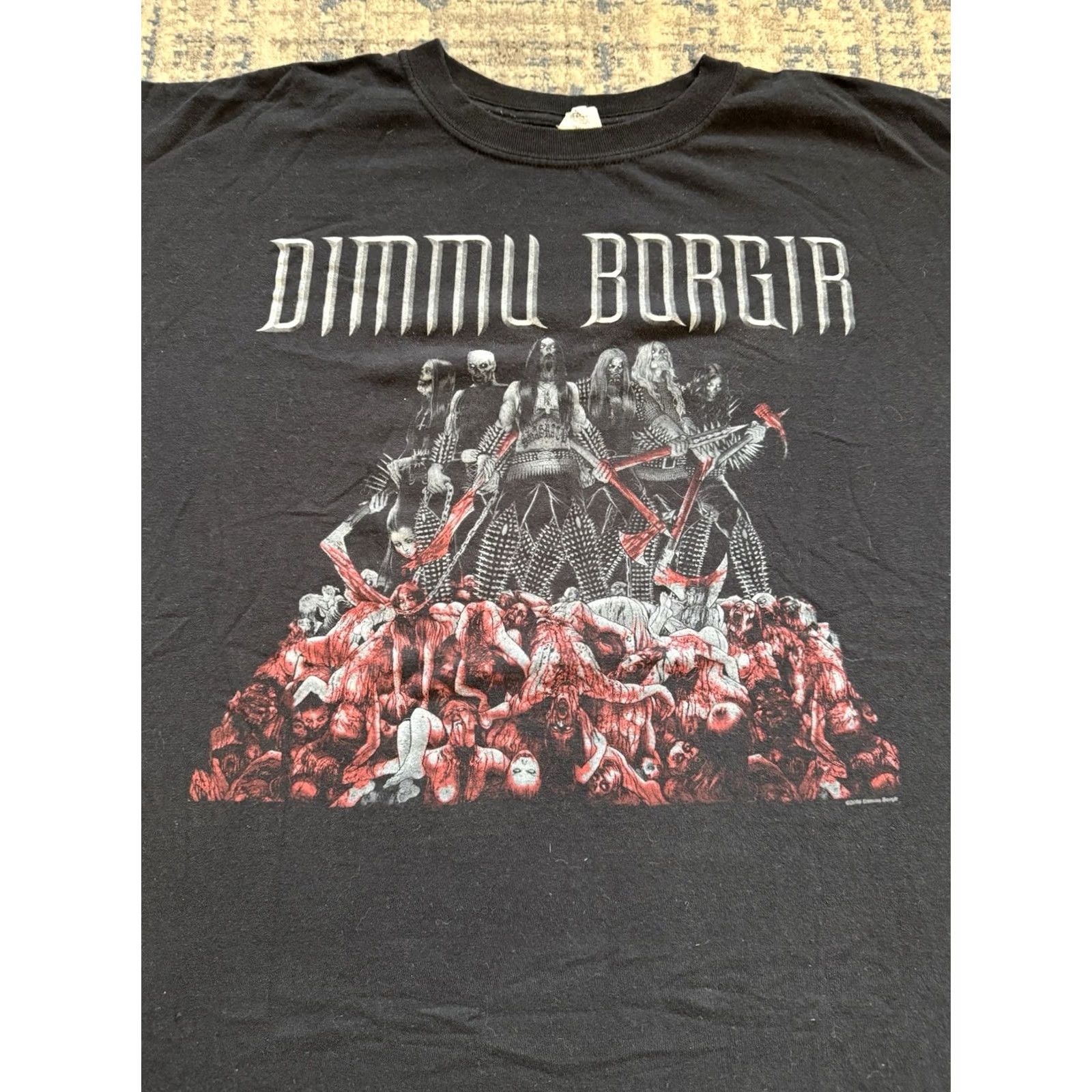 Anvil VINTAGE 2008 Dimmu Borgir Concert T Shirt Black Metal Band Mayhem Emperor 2XL Size US XXL / EU 58 / 5 - 2 Thumbnail