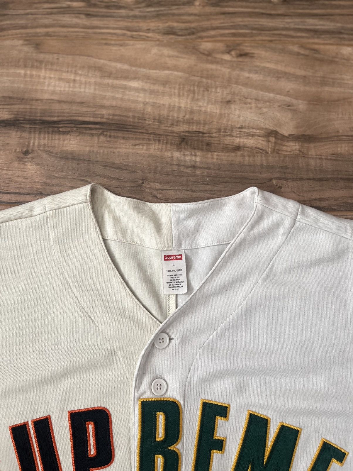 Supreme Supreme Don’t Hate Baseball Jersey Size US L / EU 52-54 / 3 - 6 Thumbnail