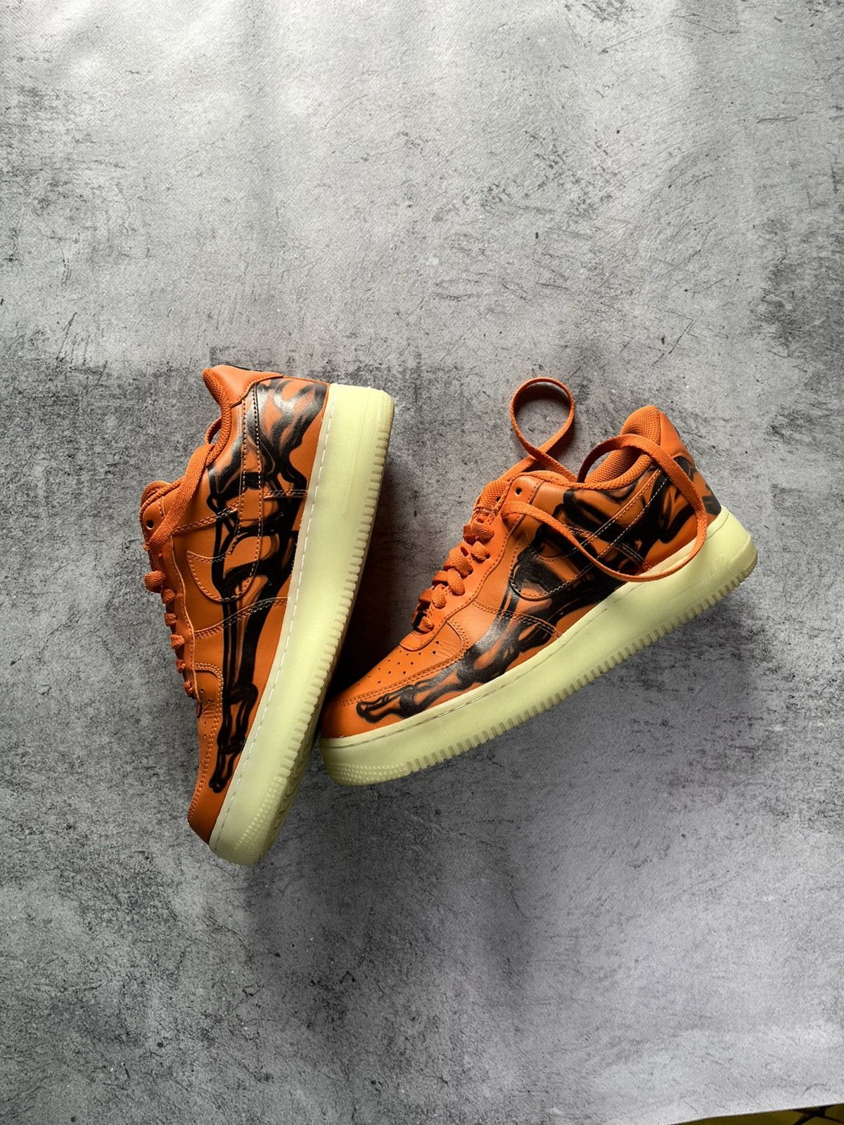 Nike Nike Air Force 1 Skeleton Orange — Rare Halloween Drop Size US 8 / EU 41 - 1 Thumbnail