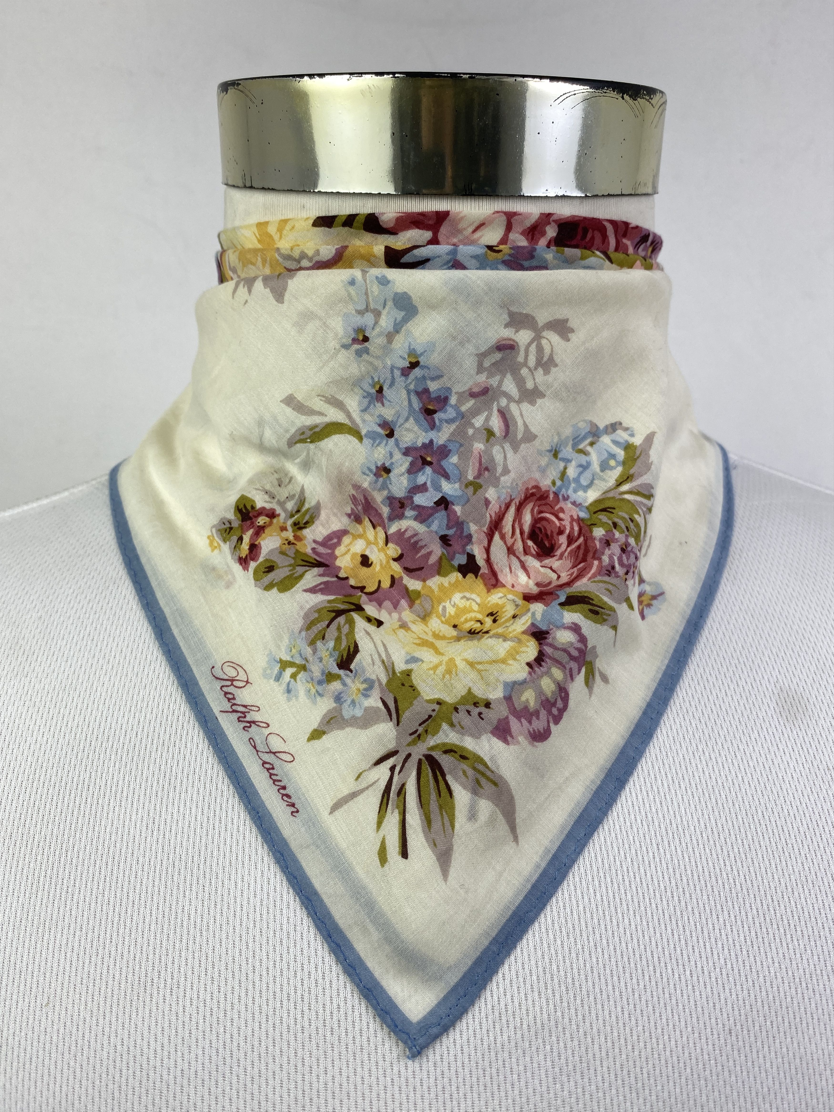 Ralph Lauren Vintage Ralph Lauren Handkerchief / Neckerchief HKC0985 Size ONE SIZE - 1 Thumbnail