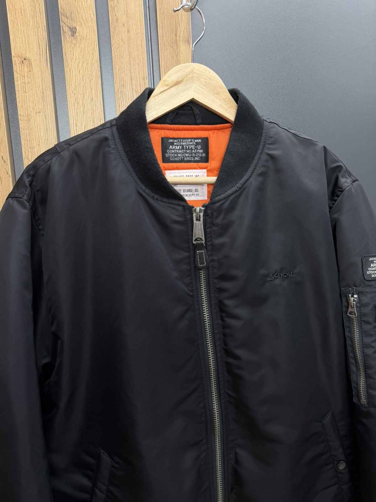 Schott Schott MA-1 Army Type U Bomber Flight Jackett Size XXL Size US XXL / EU 58 / 5 - 3 Thumbnail