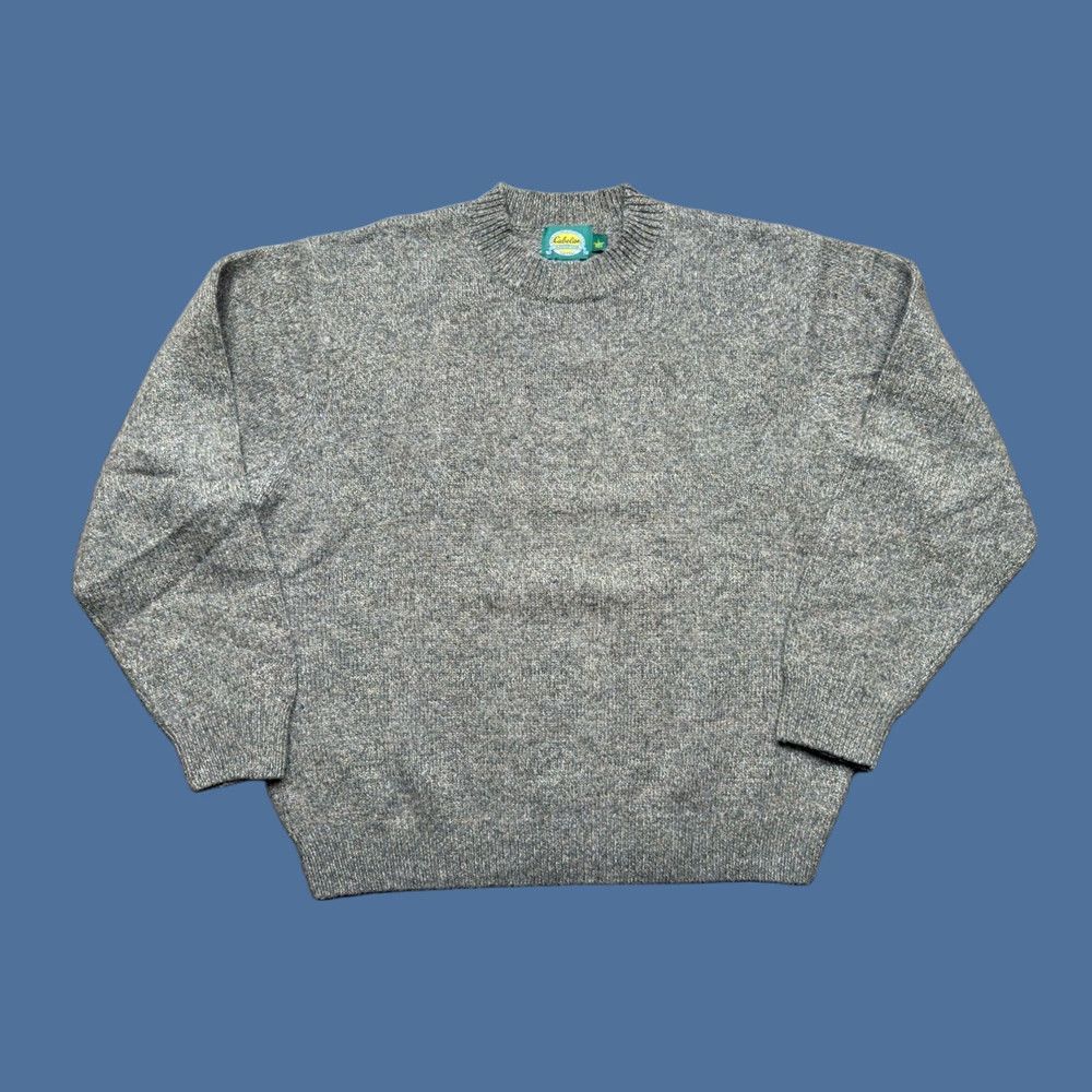 Vintage Cabela's Men’s Ragg Wool Crewneck Pullover Sweater Large Gray / Green Knit Marled Vintage Size US L / EU 52-54 / 3 - 1 Thumbnail
