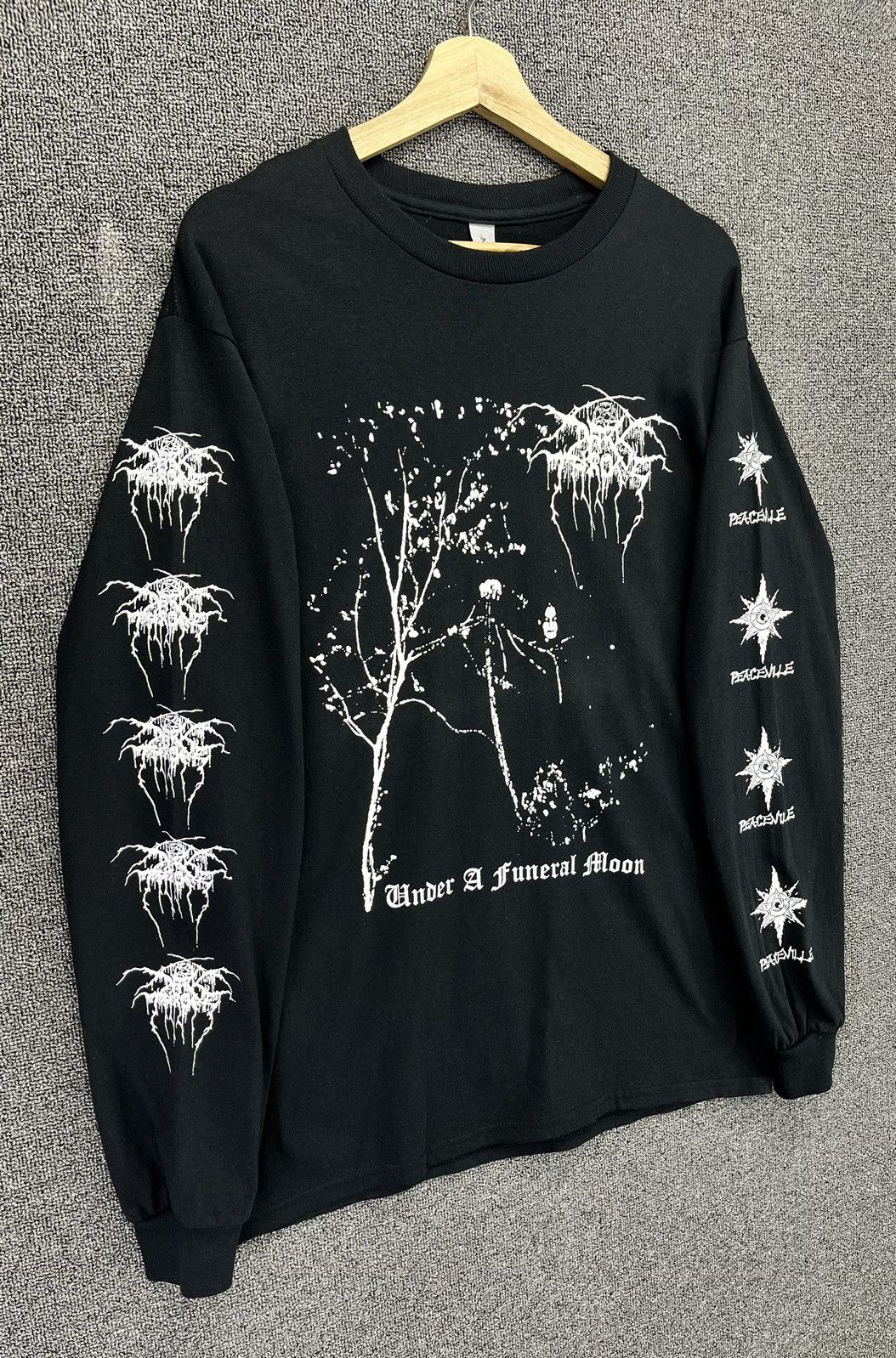 Band Tees Darkthrone Under A Funeral Moon Black Metal Band T Shirts Size US M / EU 48-50 / 2 - 2 Thumbnail