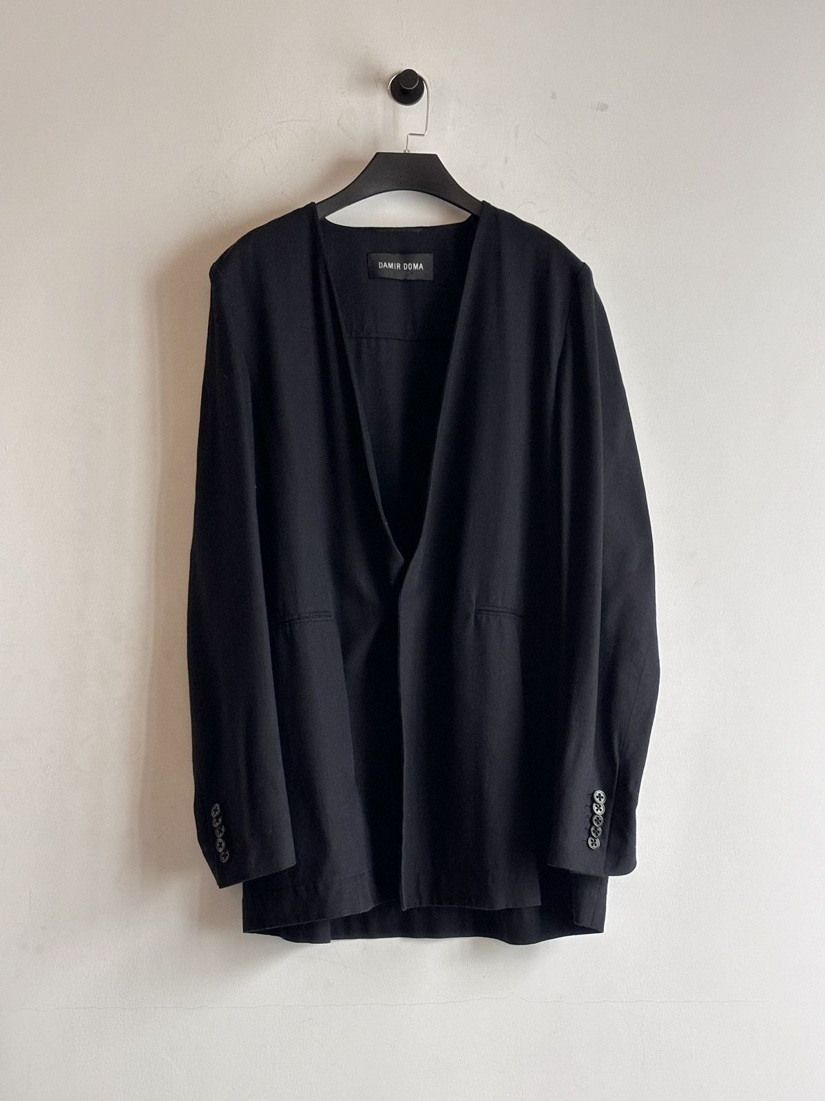Damir Doma Damir Doma | Collarless Suit Jacket Size US M / EU 48-50 / 2 - 1 Thumbnail