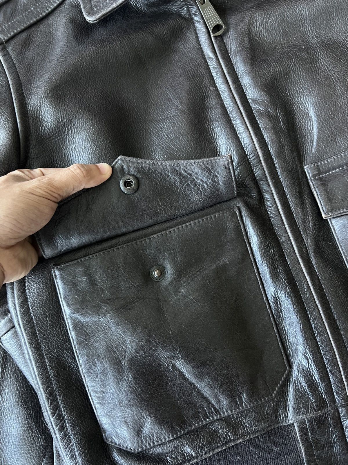 Buco Buco - The Real Mccoy’s Horsehide Leather A-2 Flight Jacket Size US S / EU 44-46 / 1 - 11 Thumbnail