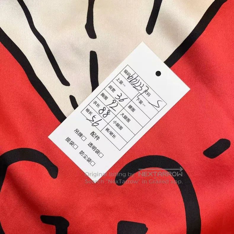 Gucci Gucci Mulberry silk double g logo printed red dress Size S / US 4 / IT 40 - 7 Thumbnail