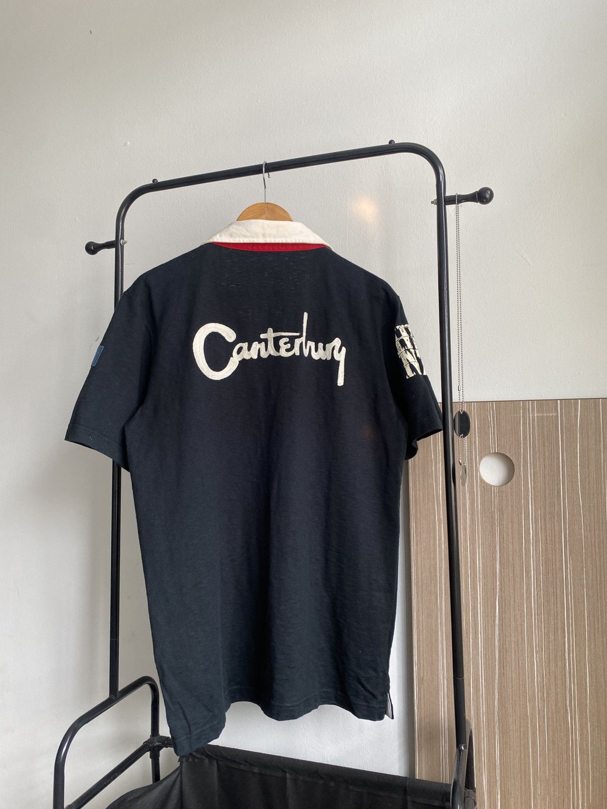 Canterbury of New Zealand Vintage FADED Canterbury New Zealand Spellout WarCry 🔥 Size US L / EU 52-54 / 3 - 8 Thumbnail