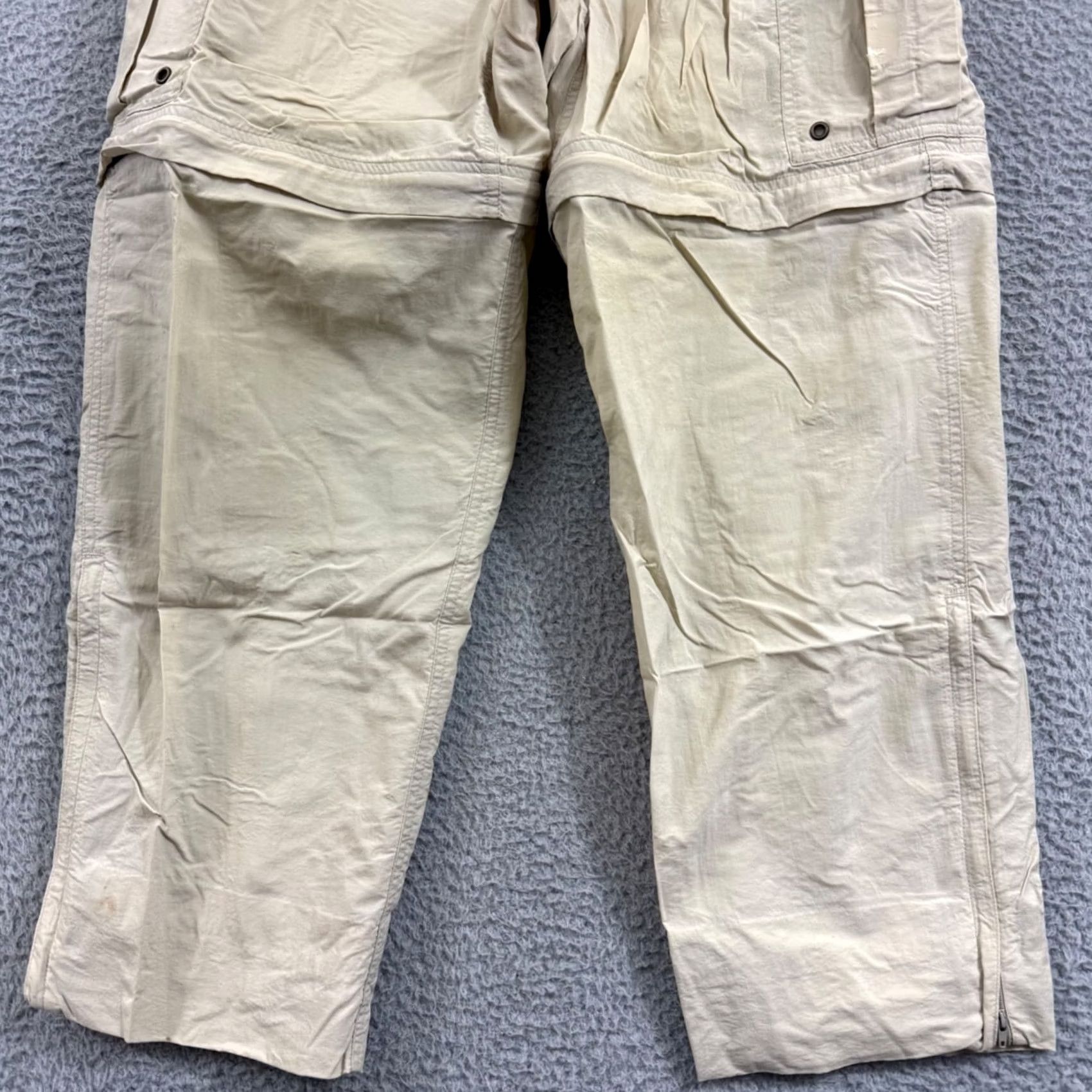 Vintage REI CoOp Pants Womens Medium Convertible Zip Off Hiking Cargo Outdoor Loose Size 32" / US 10 / IT 46 - 2 Thumbnail