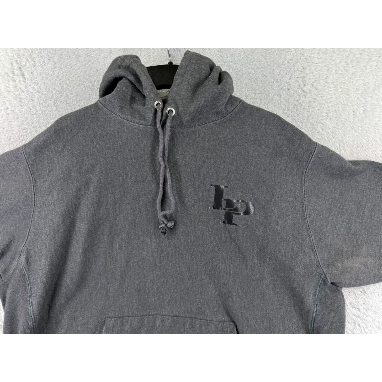 Champion Champion Hoodie Men XL Gray Reverse Weave Sweatshirt Logo Pullover Size US XL / EU 56 / 4 - 4 Thumbnail
