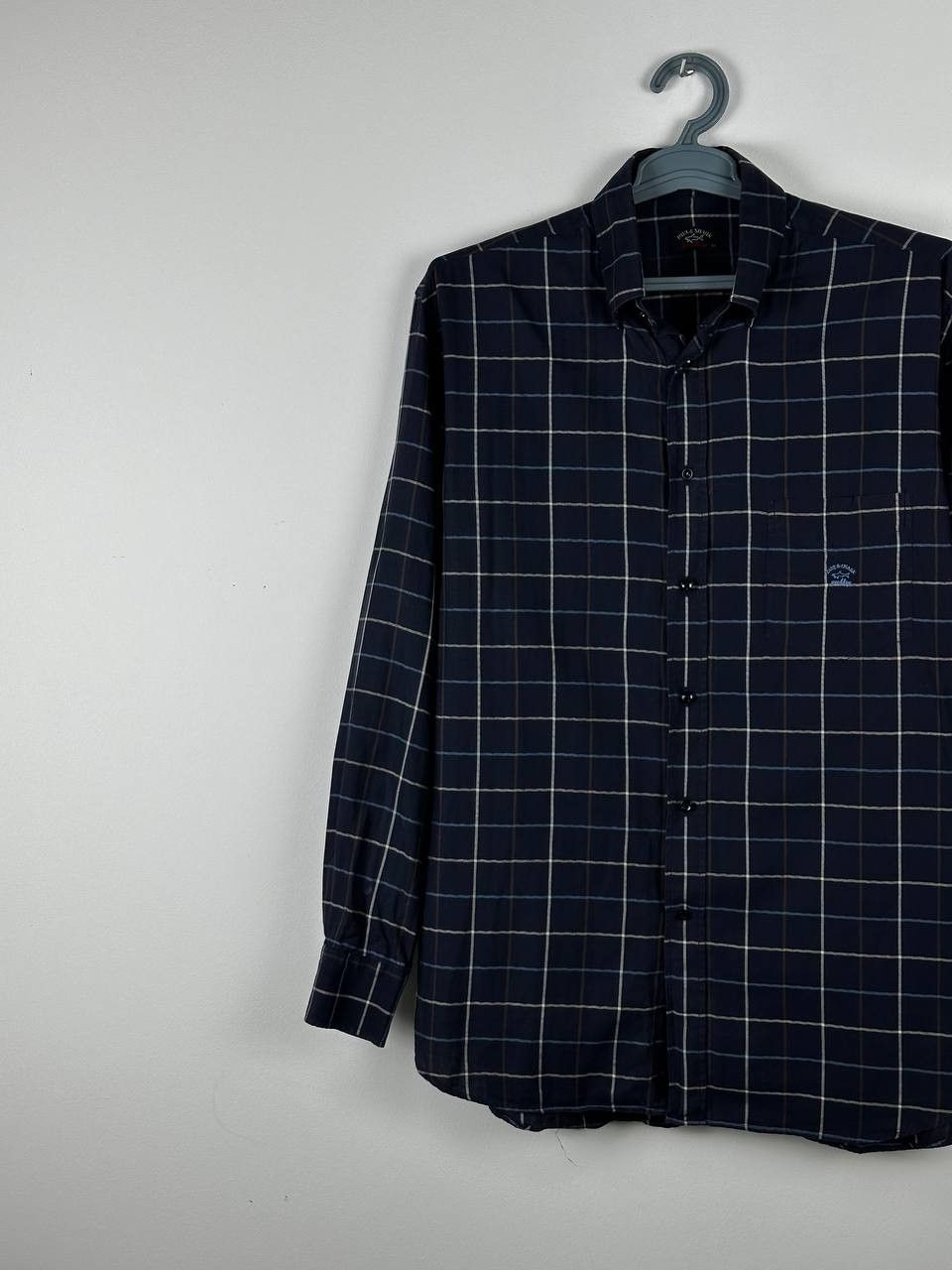 Paul & Shark Paul & Shark Navy Plaid Yachting Club Shirt Size XL Size US XL / EU 56 / 4 - 3 Thumbnail