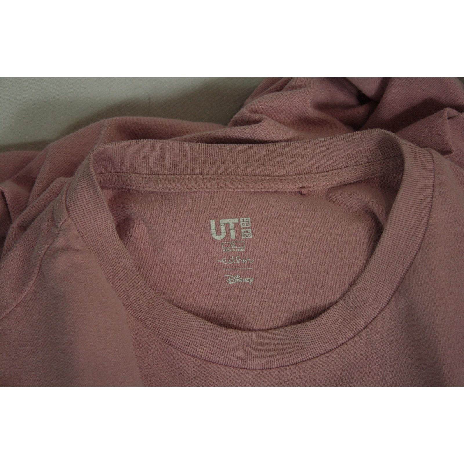 Disney × Uniqlo Disney Mickey Mouse Shirt Womens XL Pink Graphic Uniqlo Tee Size XL / US 12-14 / IT 48-50 - 5 Thumbnail