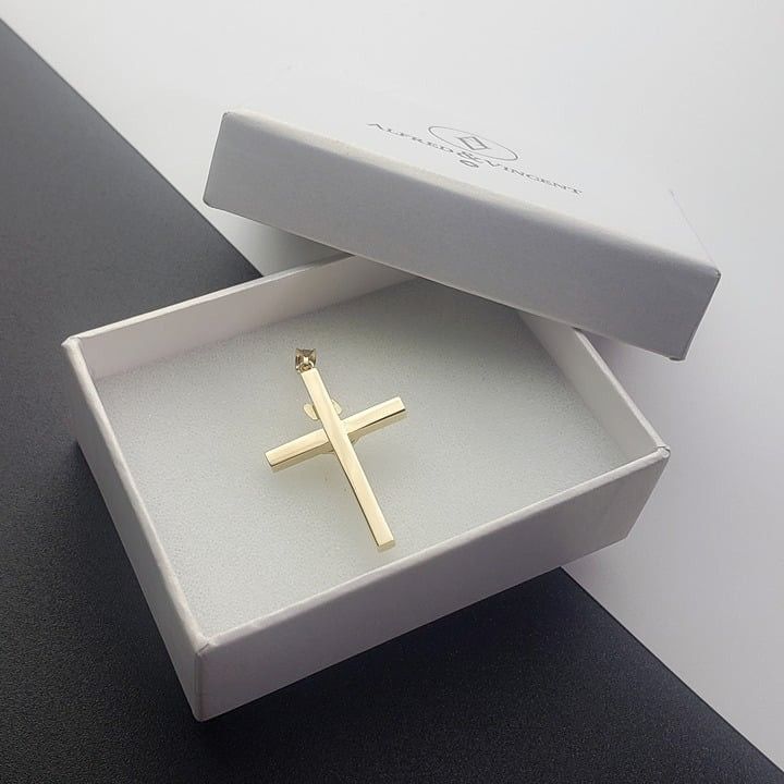 Other Jesus INRI Latin Cross Real 14k Yellow Gold Pendant Size ONE SIZE - 2 Thumbnail
