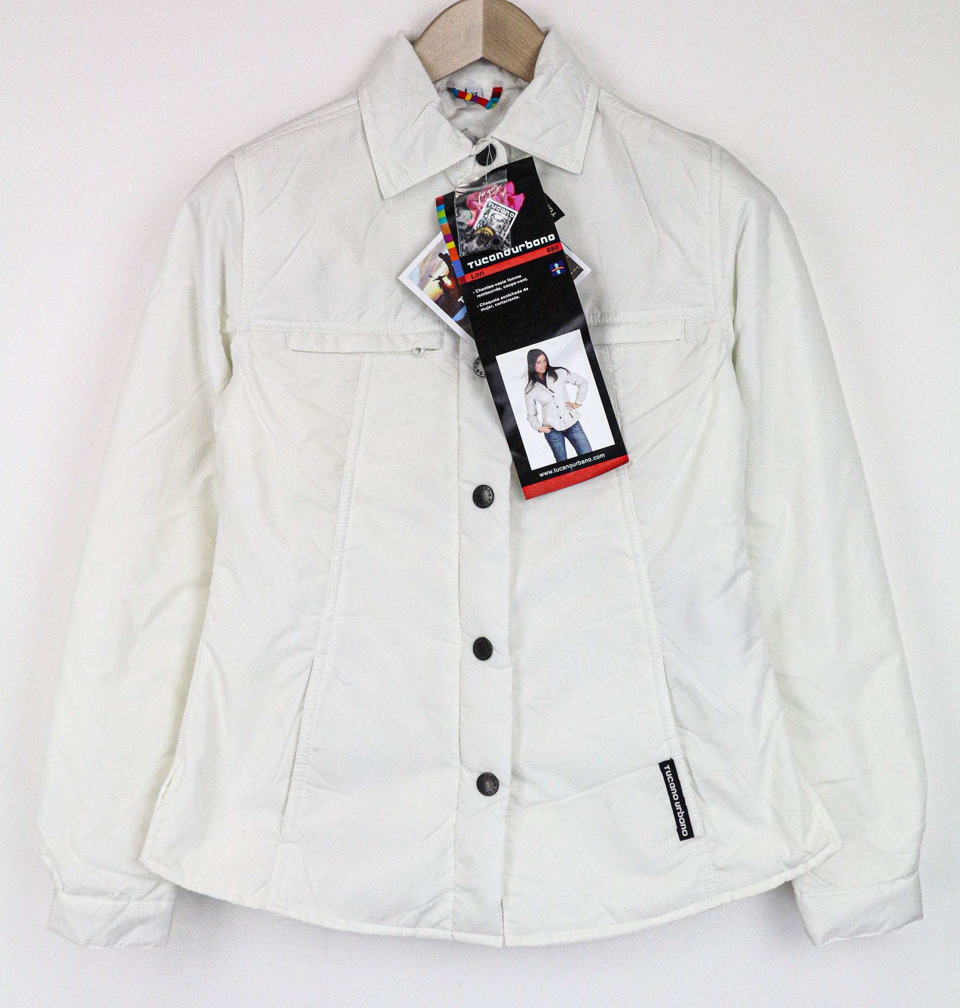 Other LORI XS Off-White Windproof Collared Moto Jacket 75797 Size XS / US 0-2 / IT 36-38 - 1 Thumbnail