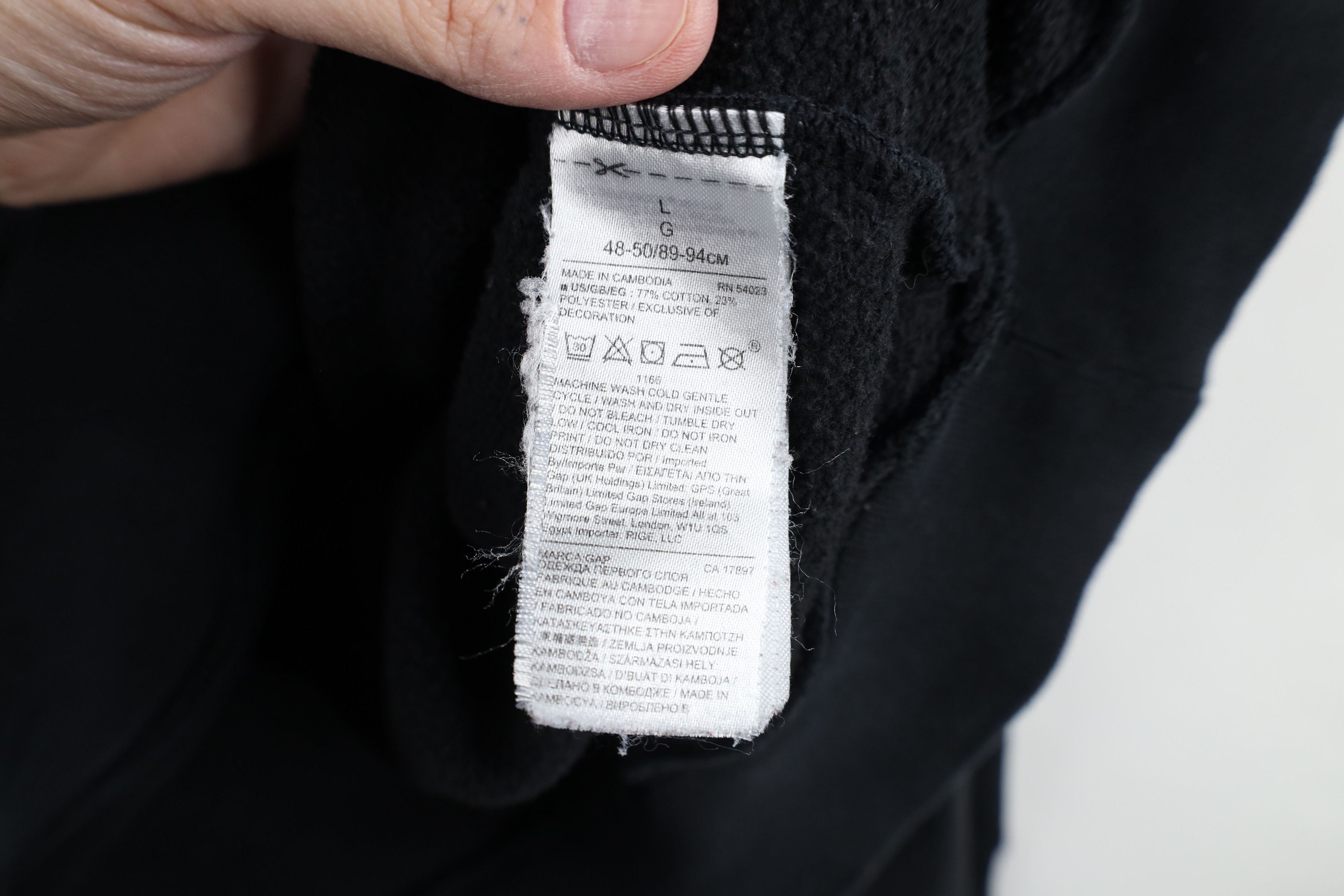 Gap Vintage Y2K Gap Athletic Spell Out Hoodie Sweatshirt Black Size US L / EU 52-54 / 3 - 12 Thumbnail