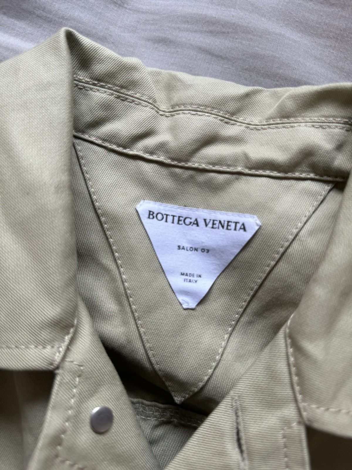 Bottega Veneta Oversized Short Sleeve Wrinkled Shirt Size US M / EU 48-50 / 2 - 4 Thumbnail
