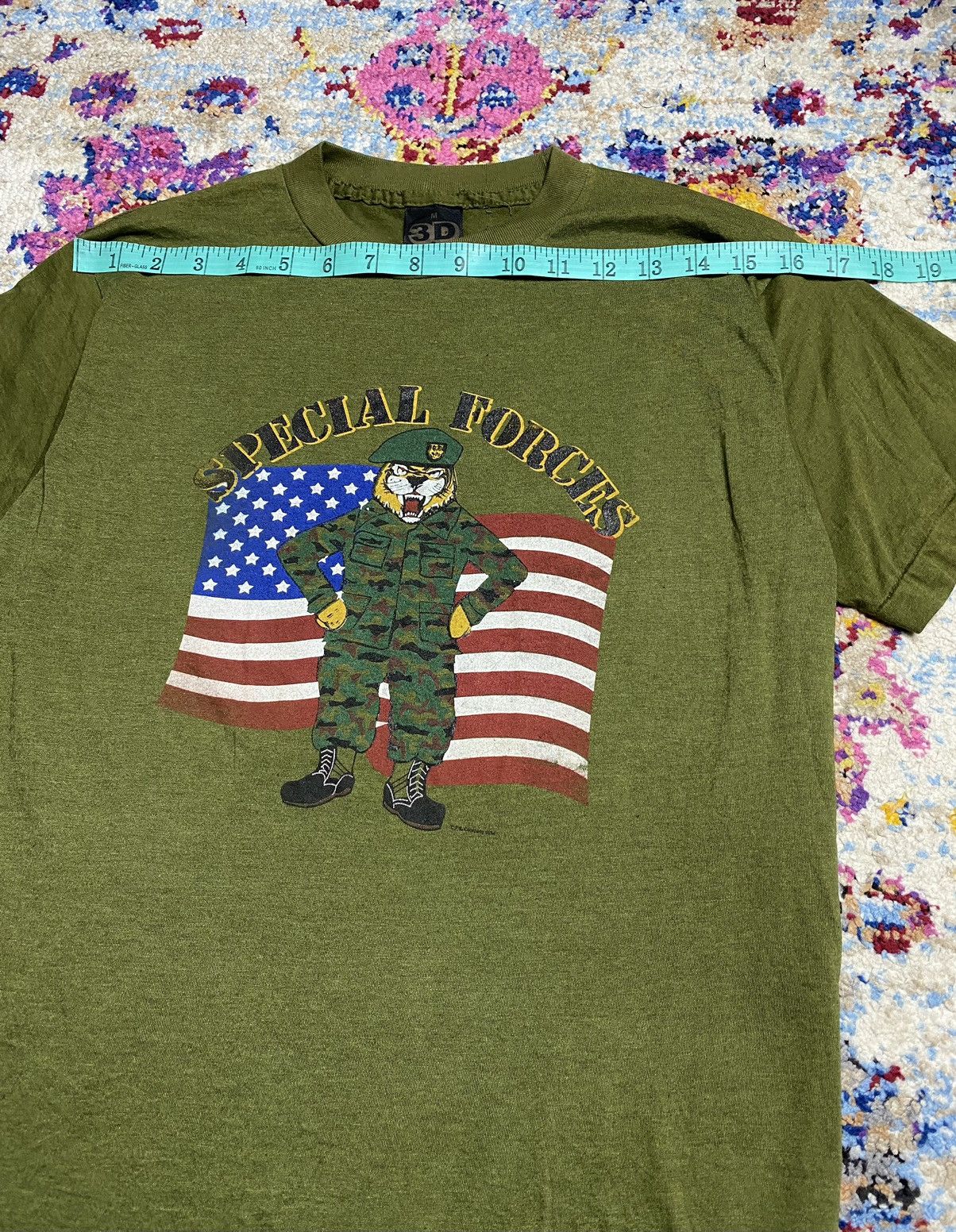 Other × Vintage Vintage United States Army corps Tiger Special Force T Shirt Size US M / EU 48-50 / 2 - 9 Thumbnail