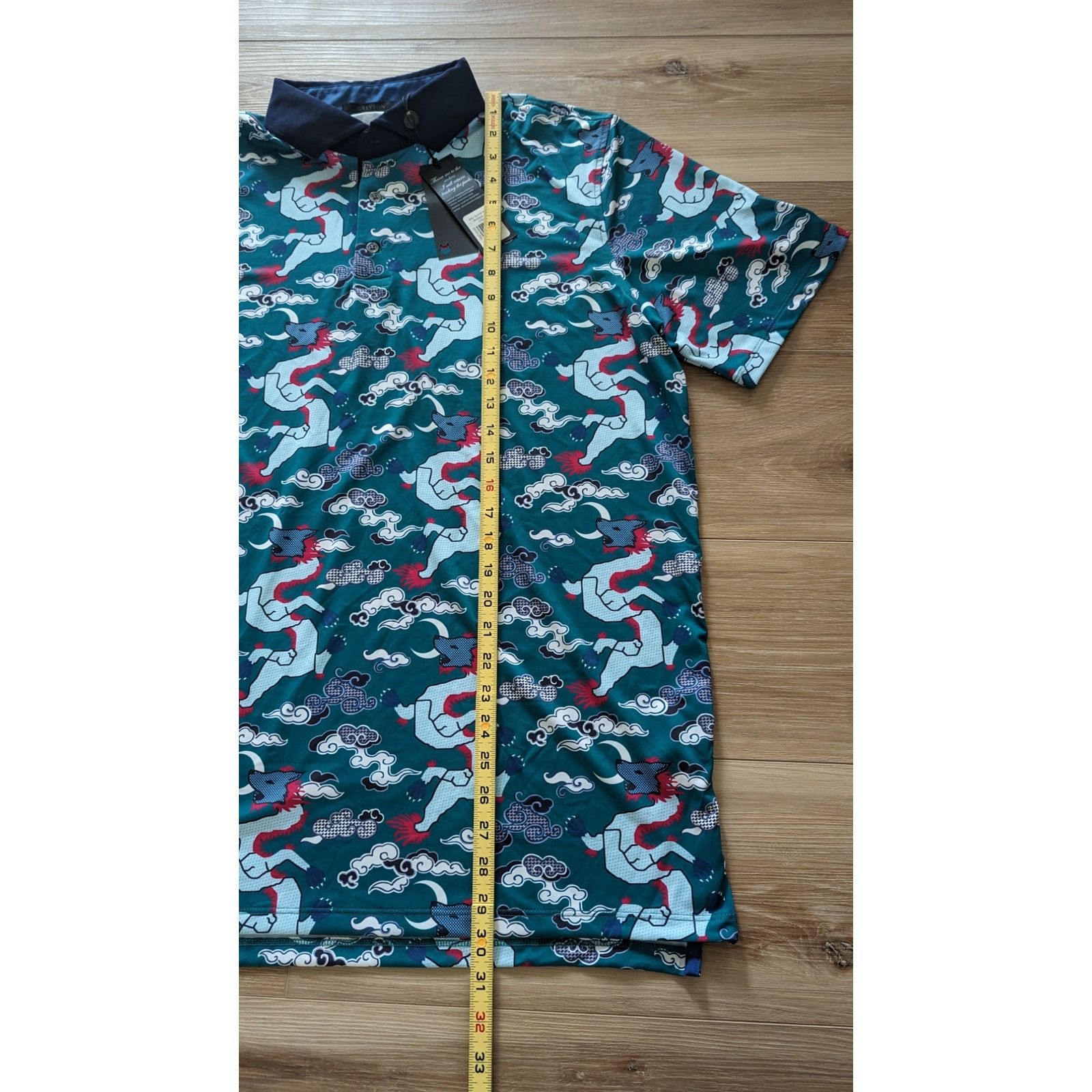 Other NWT Greyson Men's Wolf Slayer Polo in Jungle size Large Size US S / EU 44-46 / 1 - 7 Thumbnail