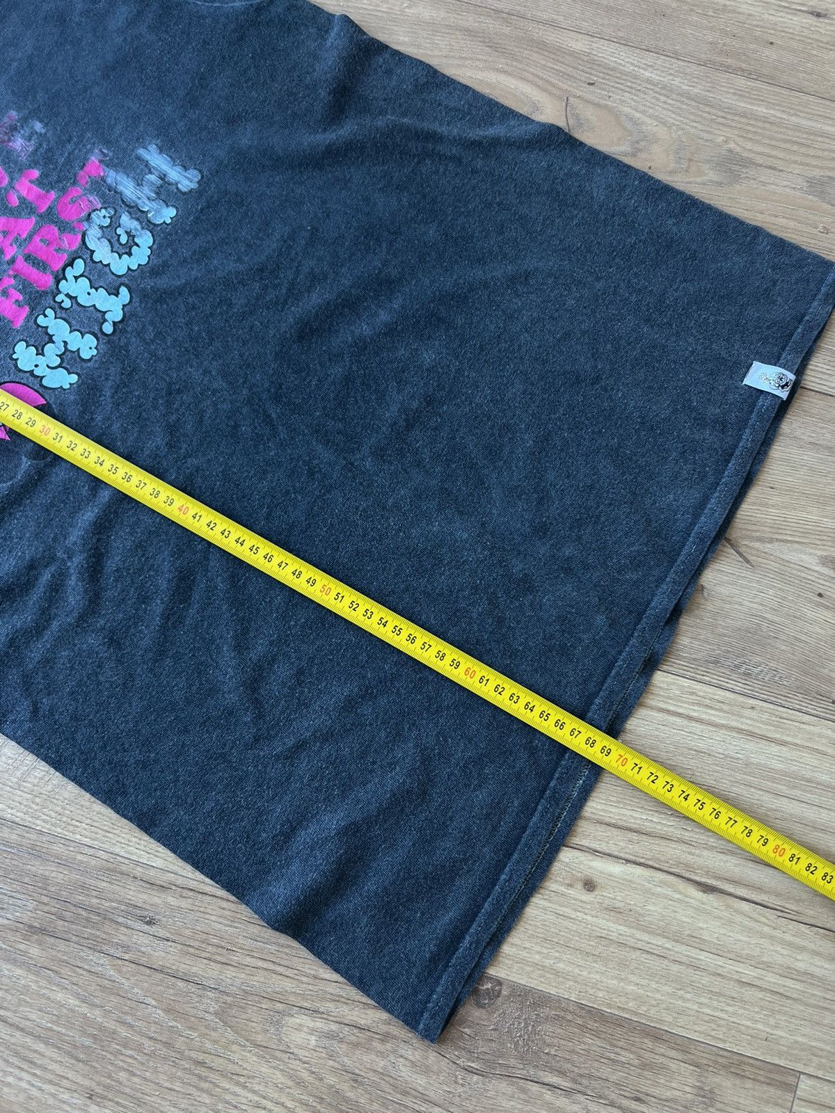Vintage 00’s LOVE AT FIRST HIGH BOOBS TEE Y2K RARE Size US M / EU 48-50 / 2 - 7 Thumbnail