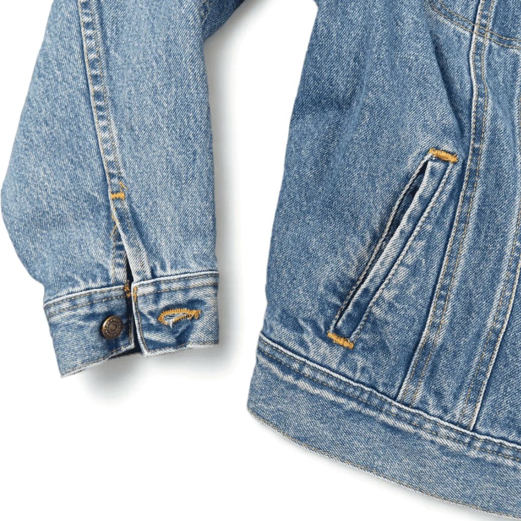Lee VINTAGE Lee Jacket Denim 90s XL Blue Jeans Bomber Jacket Adult LARGE Lee 90s Casual Mens Size US 33 - 7 Thumbnail