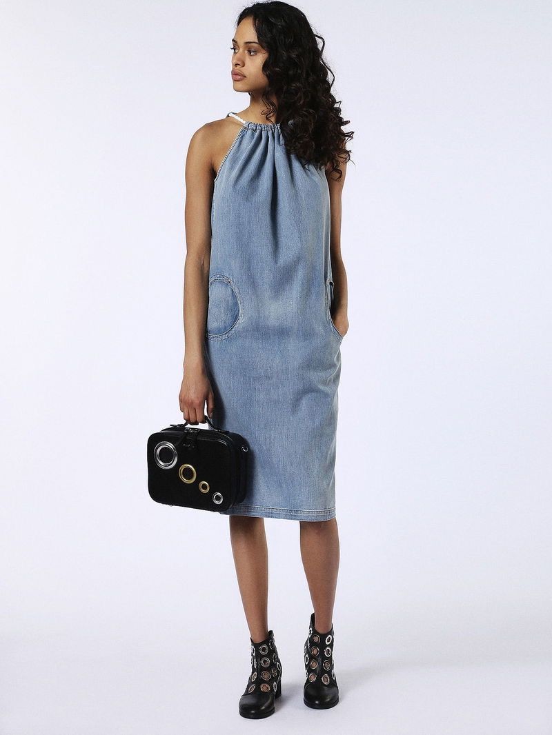 Diesel Diesel de-pruit dress midi jeans denim Size M / US 6-8 / IT 42-44 - 3 Thumbnail
